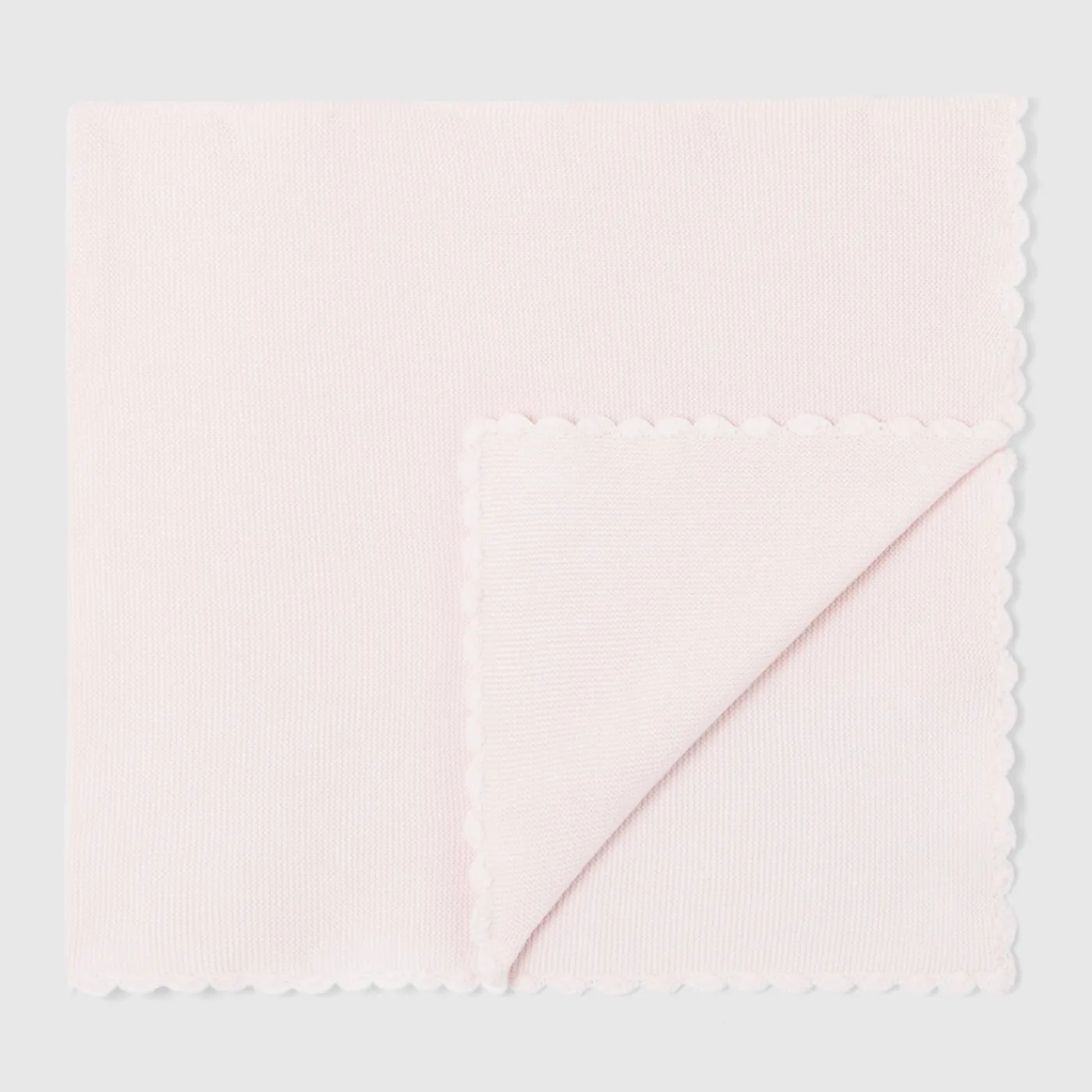 Sleeping Bags And Blankets|Sleeping Bags And Blankets-Jacadi Scalloped blanket Jacadi pale Pink
