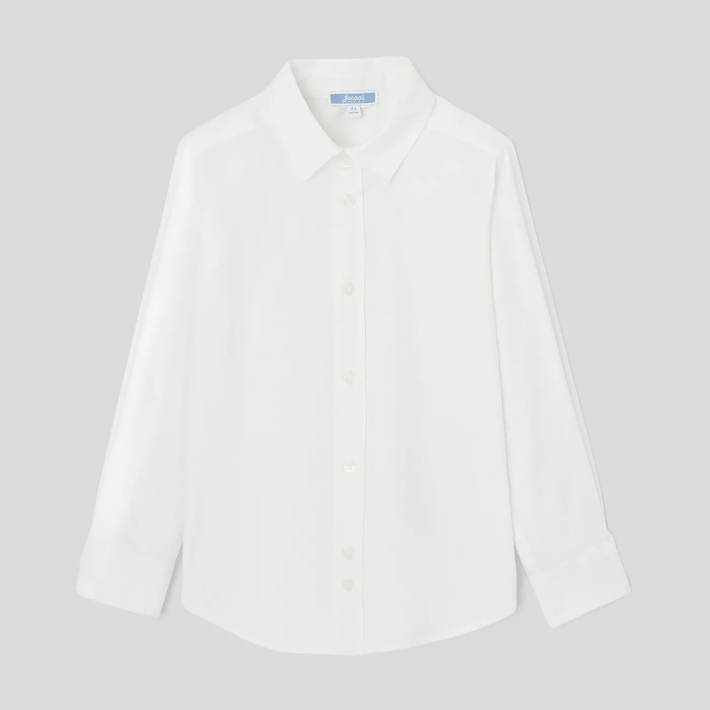 Shirts-Jacadi Boy Oxford shirt Jacadi White
