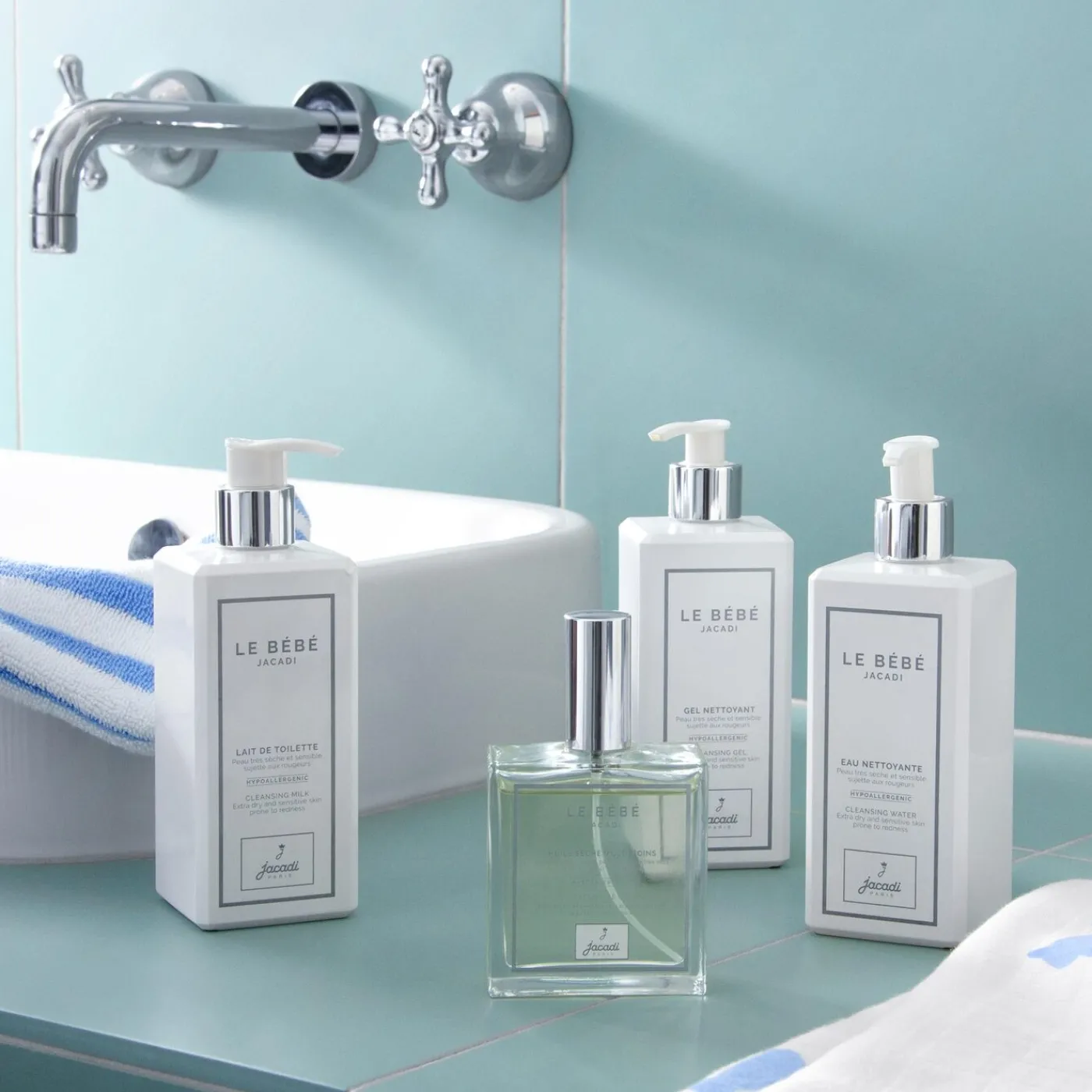 Skincare And Scented Waters|Bath Towels And Bath Capes-Jacadi Hair and body cleansing gel 400 ml Jacadi White