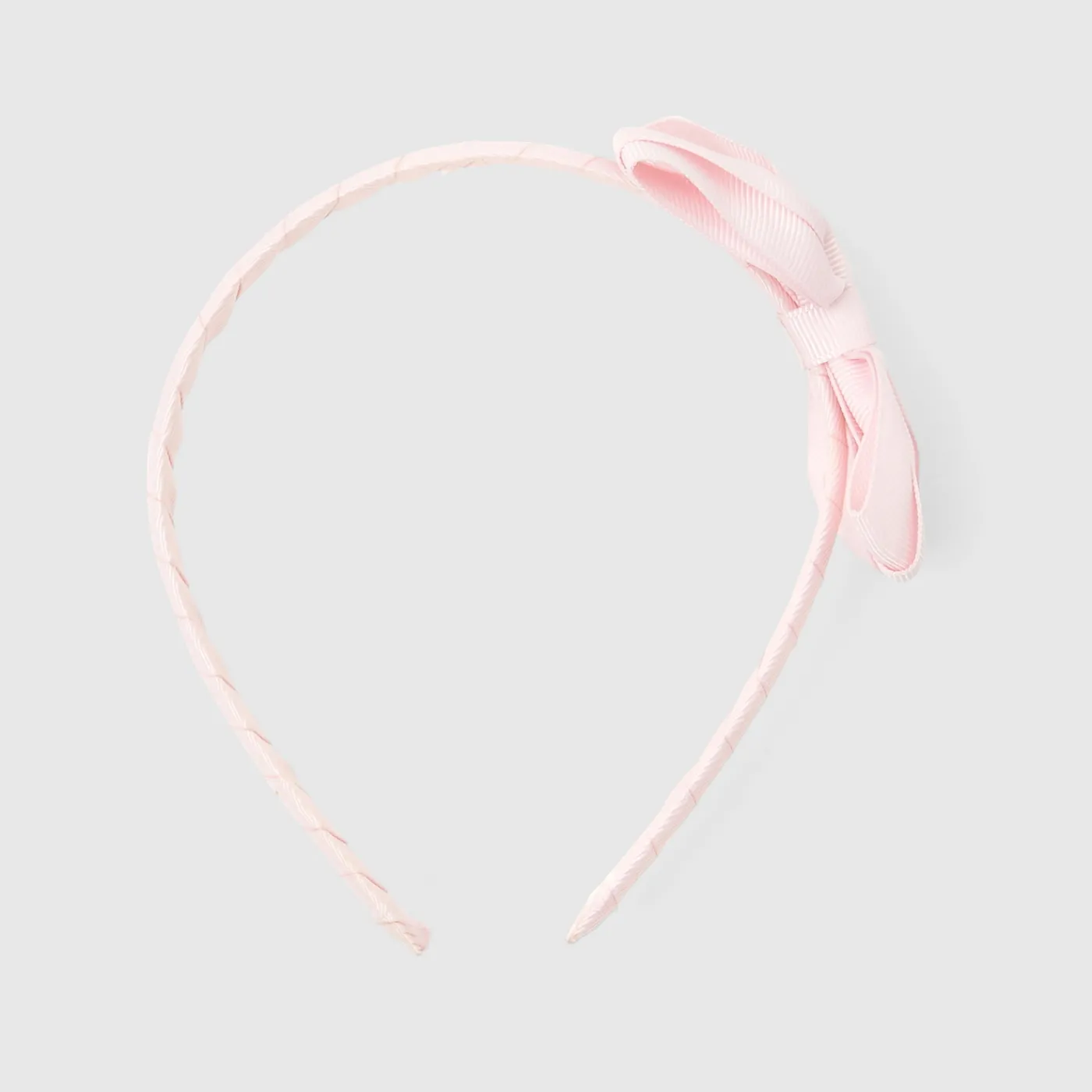 Hair Accessories|Accessories-Jacadi Girl headband with grosgrain bow Jacadi pale Pink