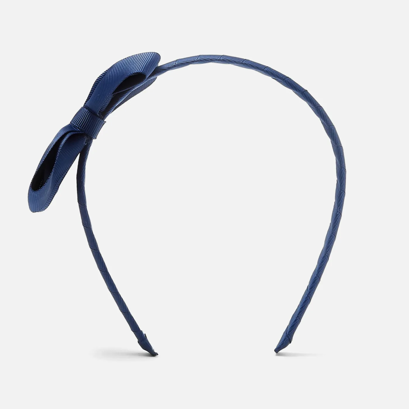 Hair Accessories|Accessories-Jacadi Girl headband with grosgrain bow Jacadi Navy