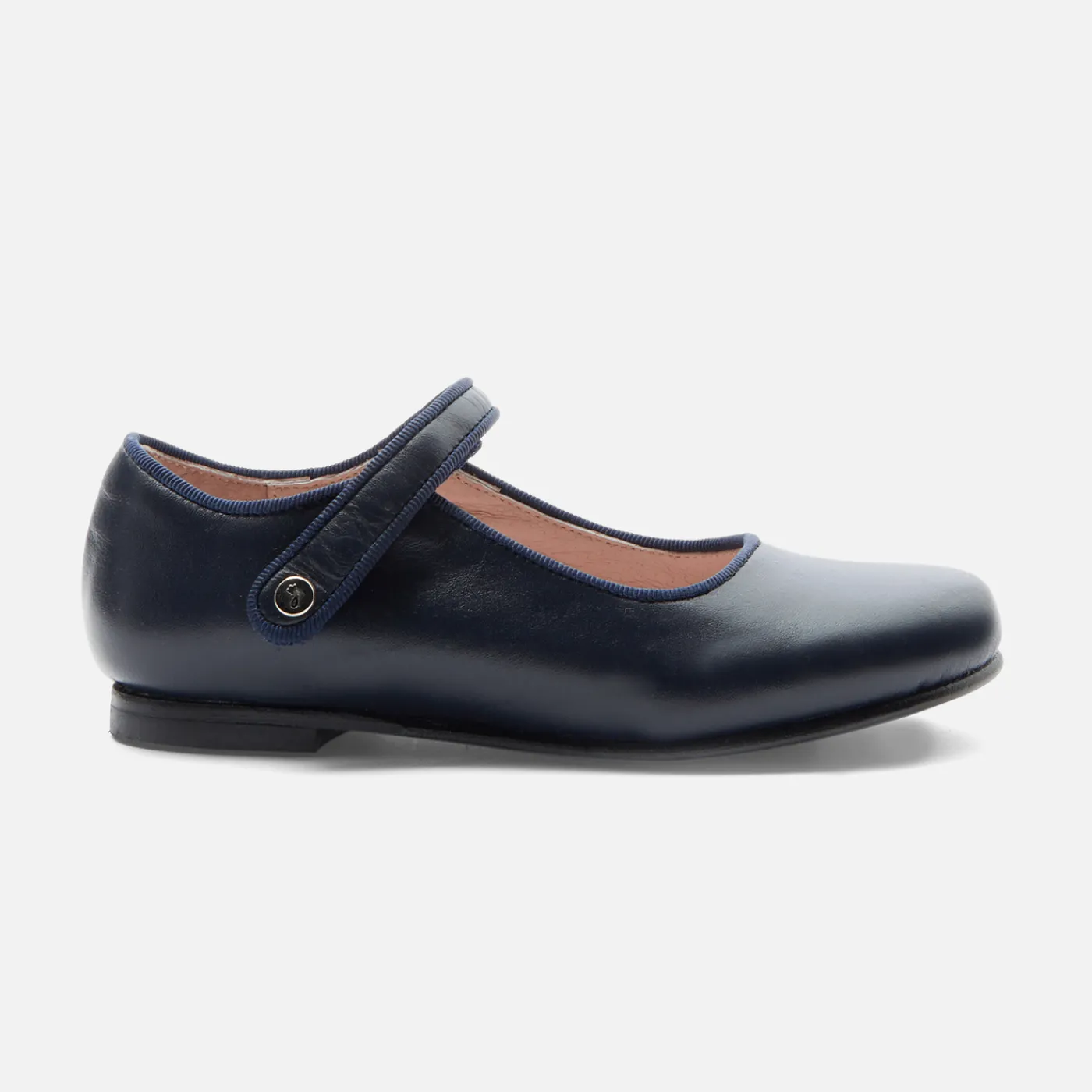 Mary Janes, T-Straps And Ballet Flats-Jacadi Girl smooth leather Mary Janes Jacadi Navy