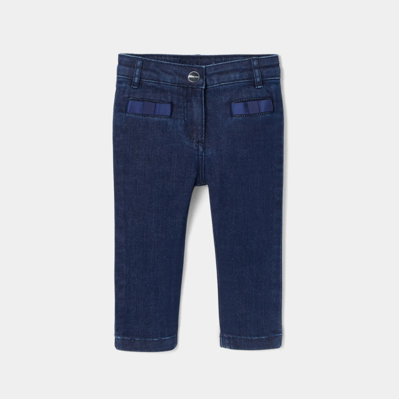 Pants And Shorts-Jacadi Baby girl comfort jeans Denim blue