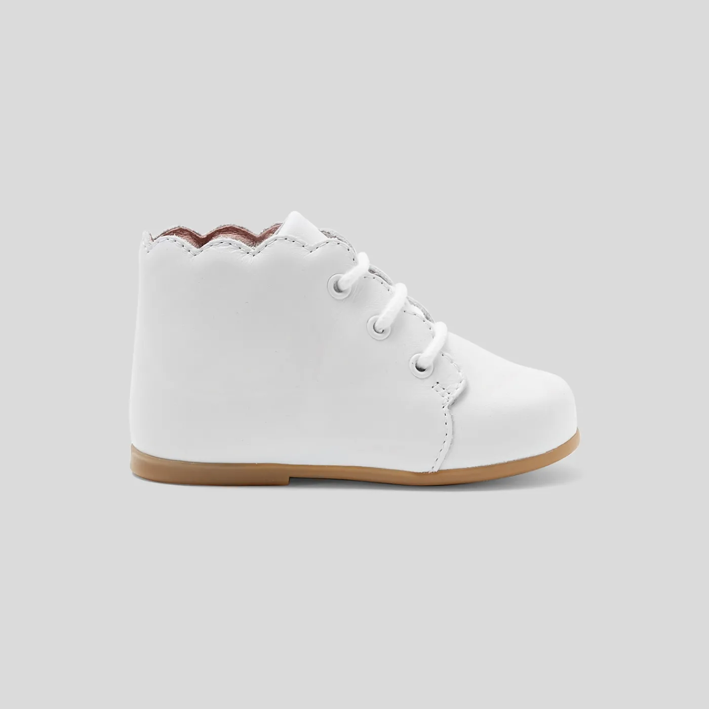 Ankle & Lined Boots-Jacadi Baby girl first ankle boots Jacadi White