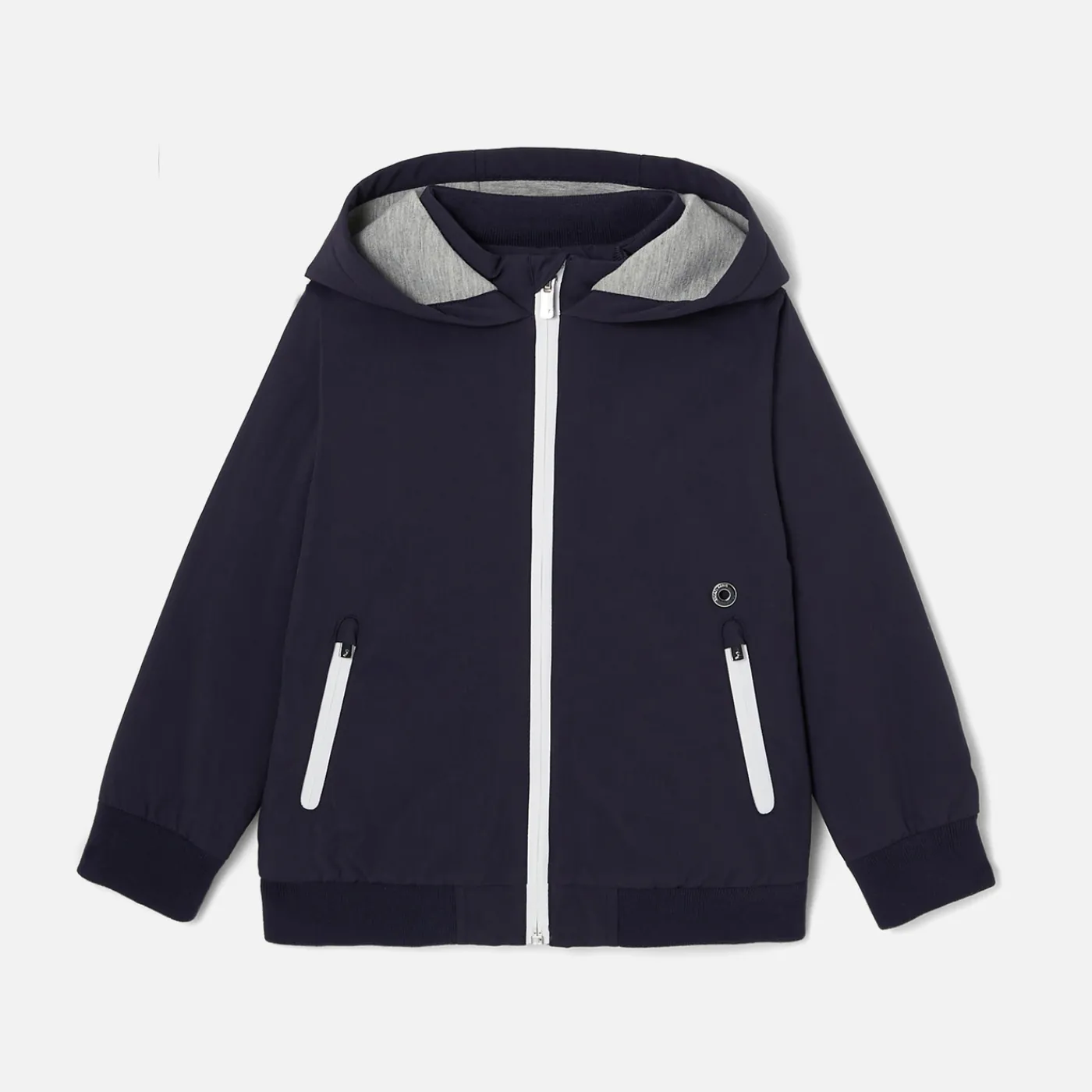 Coats And Outerwear|Boy Coats & Puffer Jackets-Jacadi Boy windproof jacket Jacadi Navy