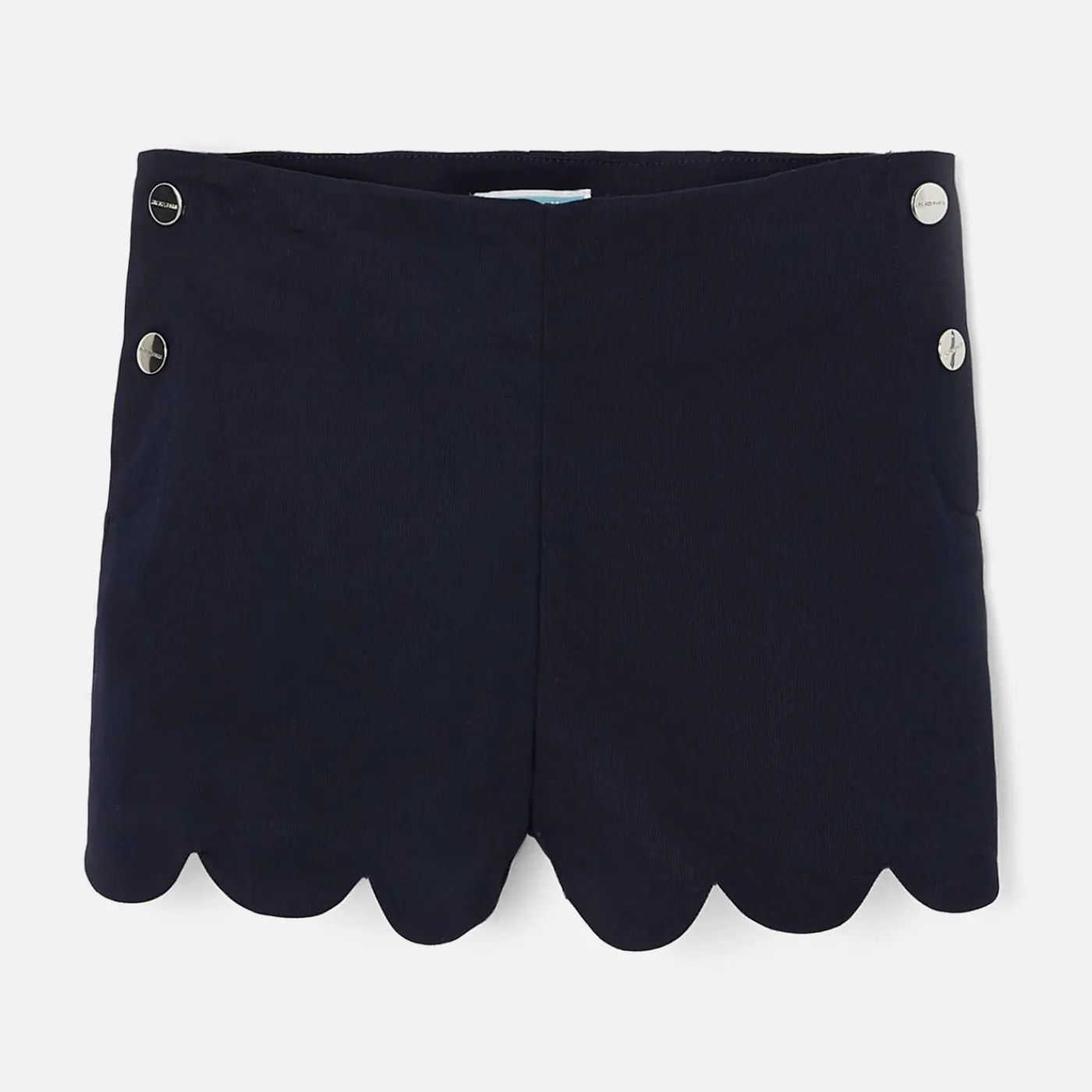 Shorts And Rompers-Jacadi Girl cotton piqué shorts Jacadi Navy