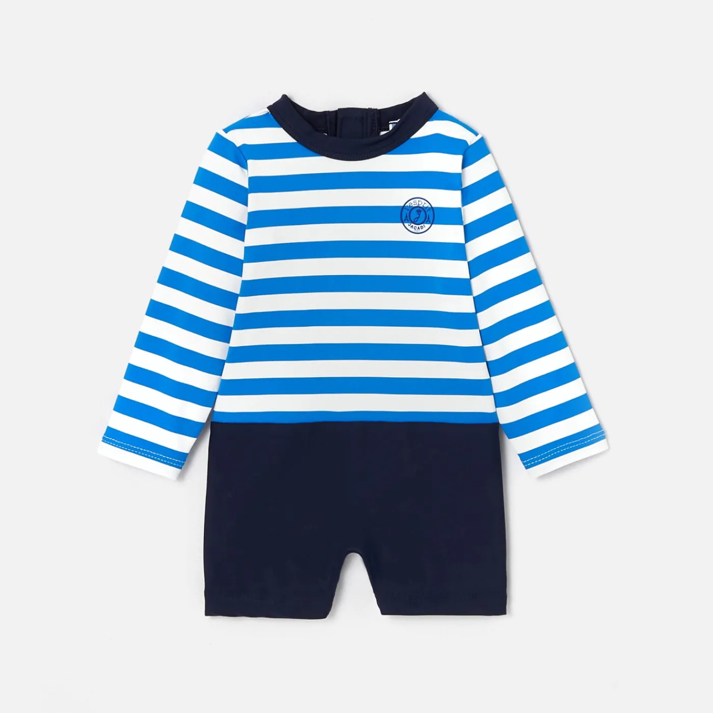 Other Accessories|Swimwear-Jacadi Baby boy anti-UV swimsuit White/Blue