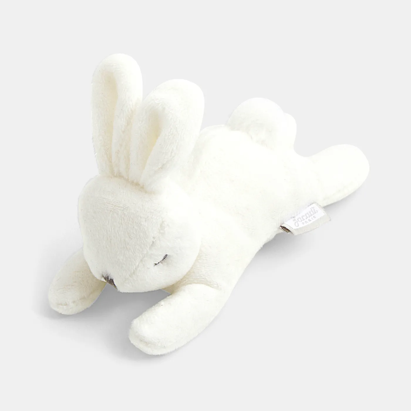 Plush And Activity Toys|Plush And Activity Toys-Jacadi Mini bunny plush toy Jacadi White