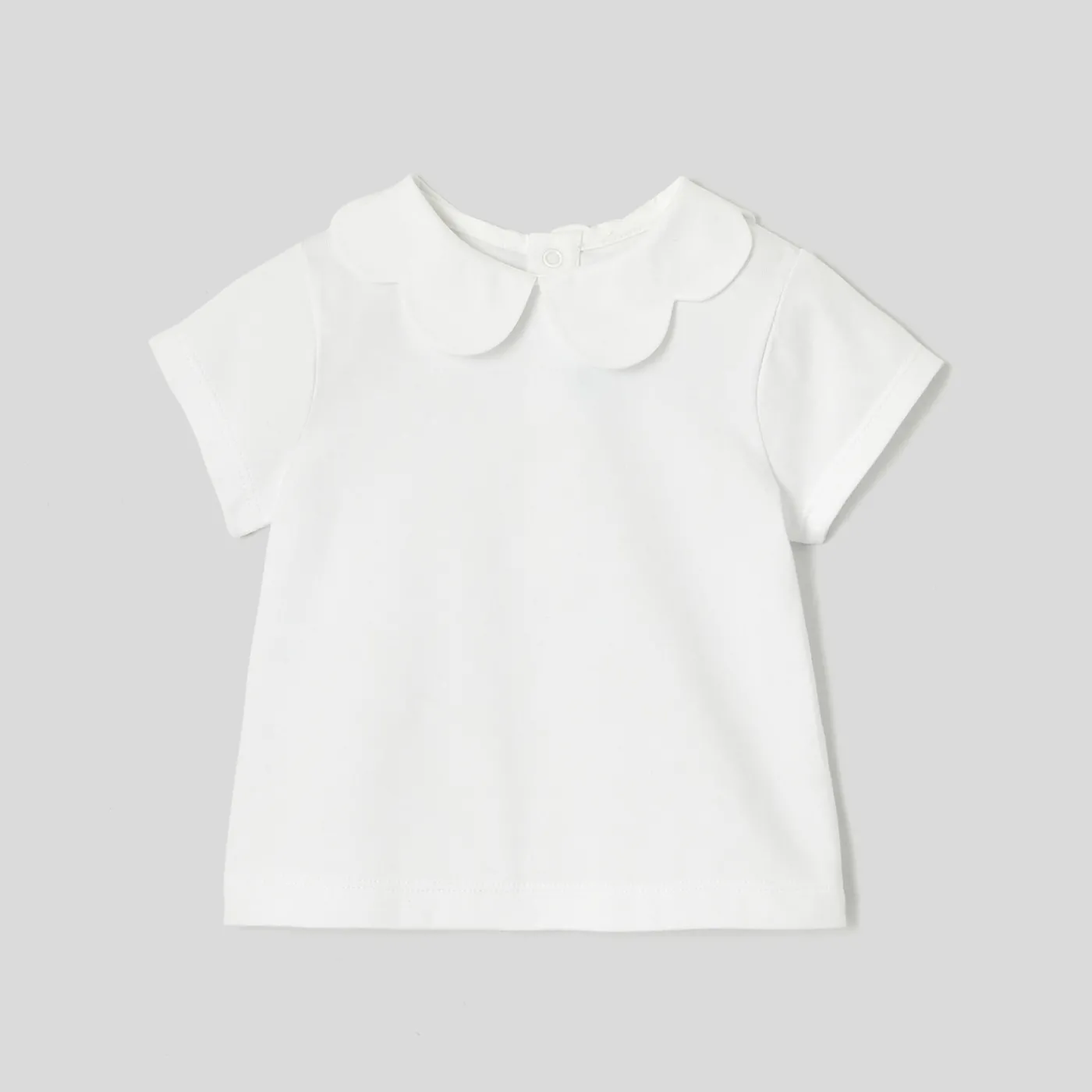 Polos And T-Shirts-Jacadi Baby girl short-sleeved T-shirt Jacadi White