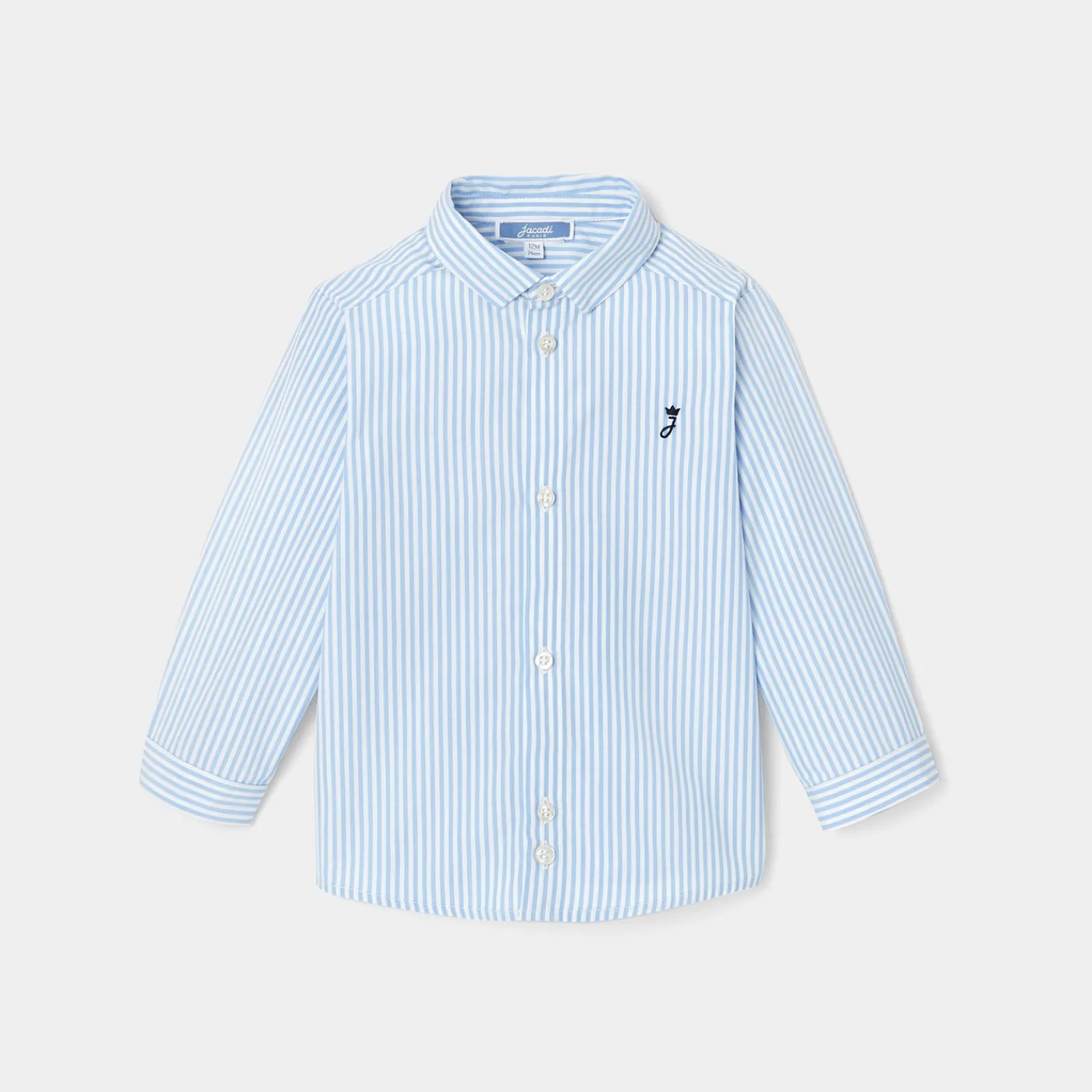 Shirts-Jacadi Baby boy shirt White/Light blue