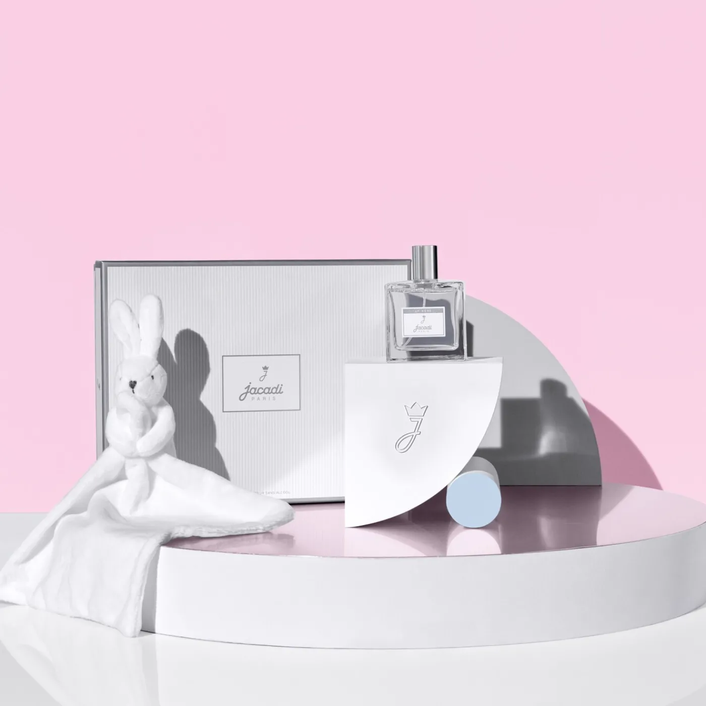 Skincare And Scented Waters|Bath Towels And Bath Capes-Jacadi Baby scented water set 100ml / 3.4 Oz White/Grey