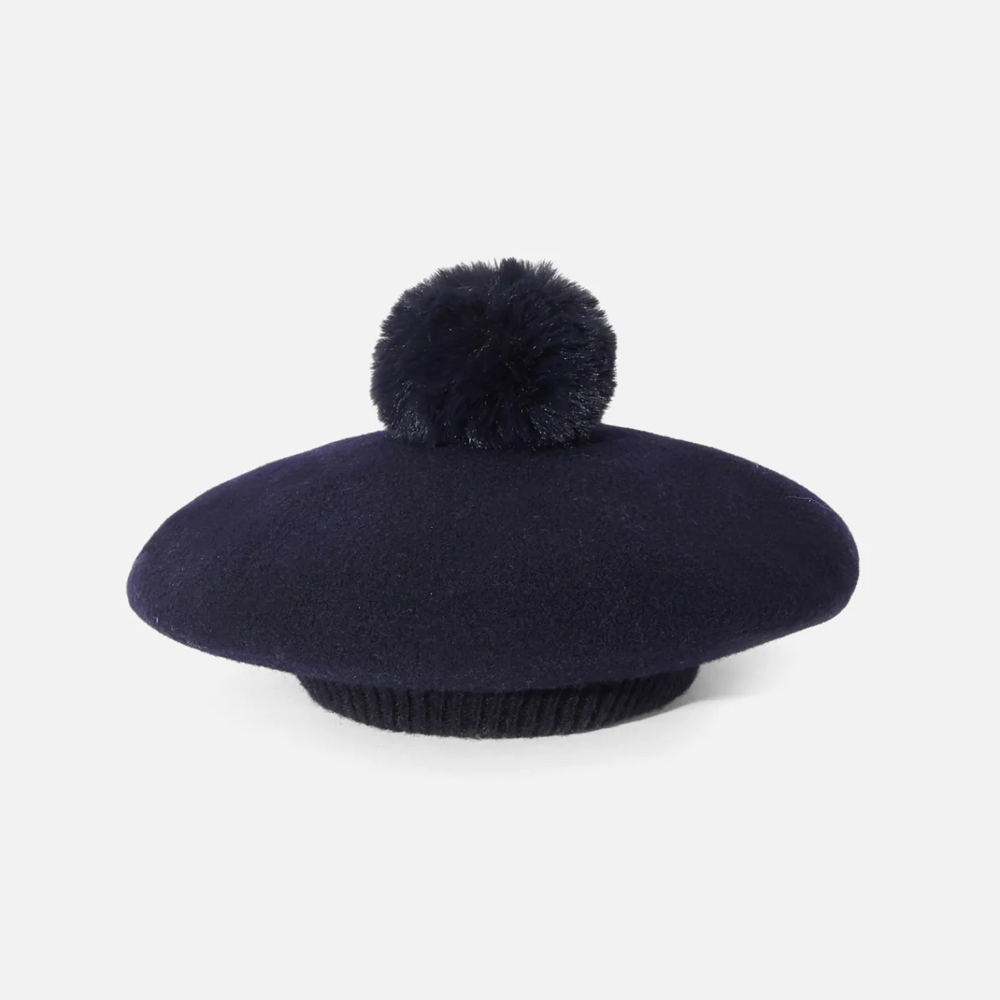 Accessories|Winter Accessories-Jacadi Girl Maison Laulhère beret Jacadi Navy