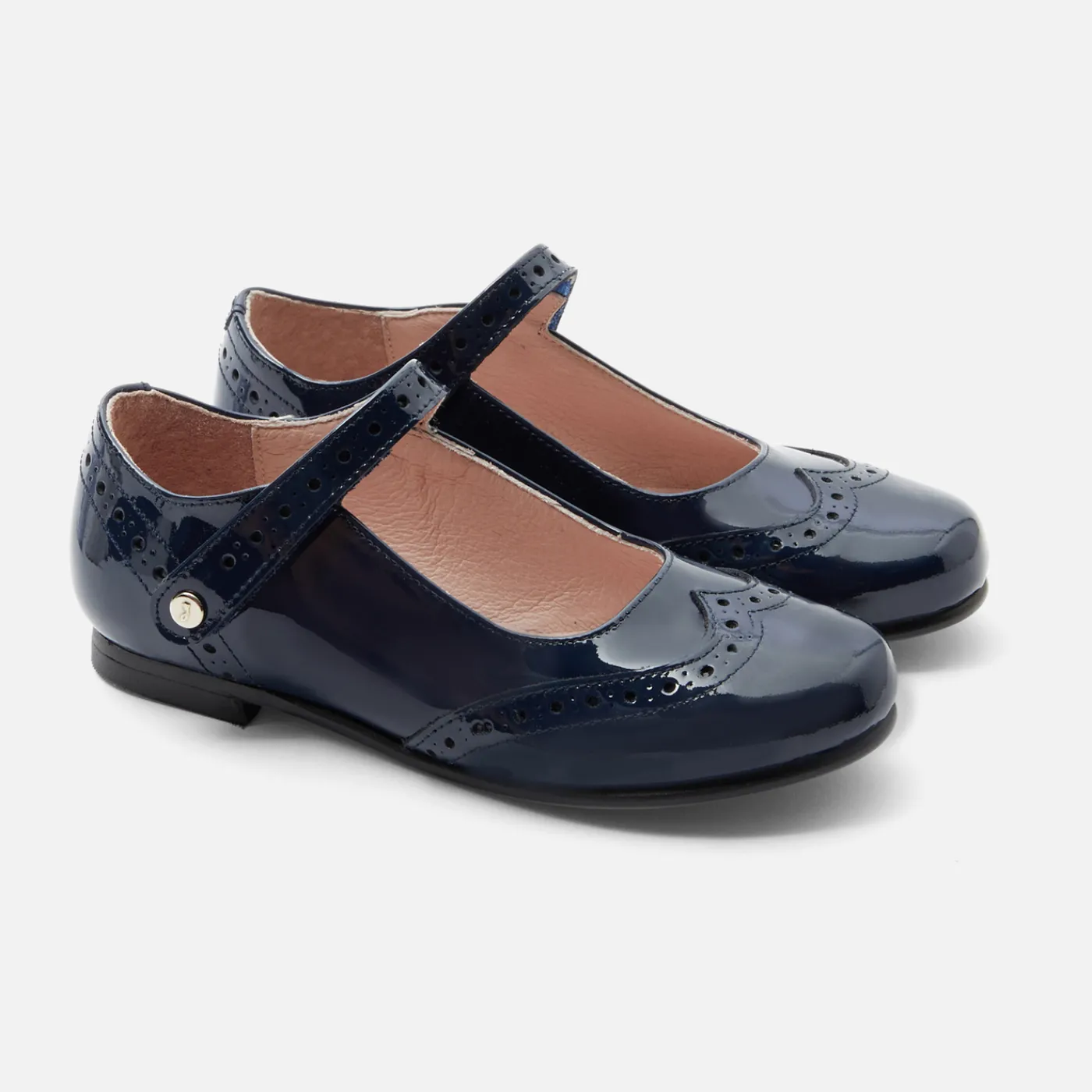 Mary Janes, T-Straps And Ballet Flats-Jacadi Girl patent leather Mary Janes Jacadi Navy