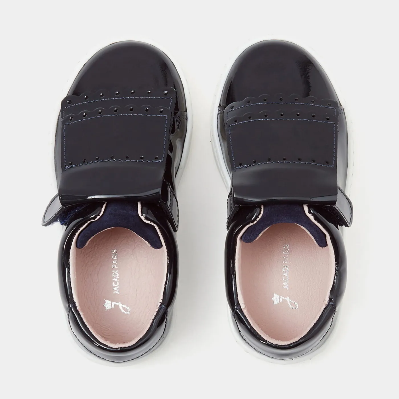 Sneakers-Jacadi Girl tennis shoes with removable tongue Jacadi Navy