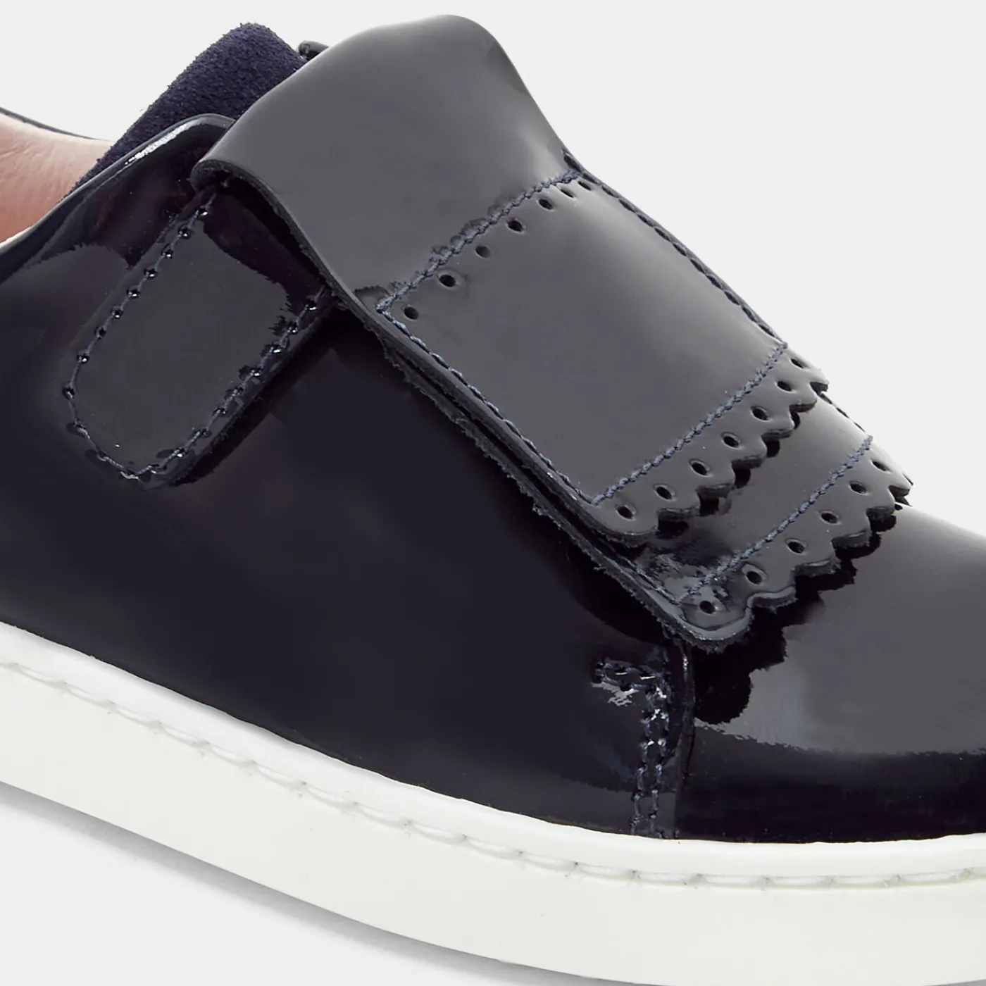 Sneakers-Jacadi Girl tennis shoes with removable tongue Jacadi Navy