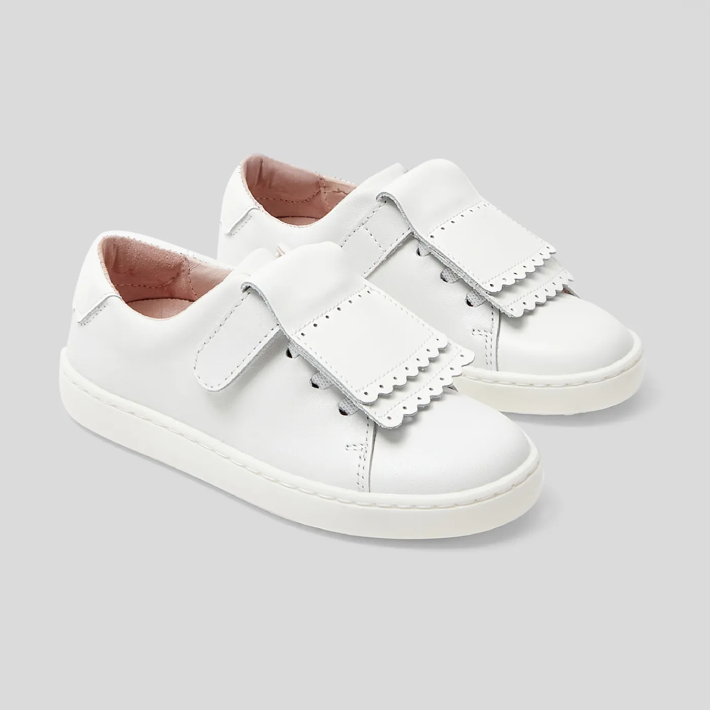 Sneakers-Jacadi Girl tennis shoes with removable tongue Jacadi White