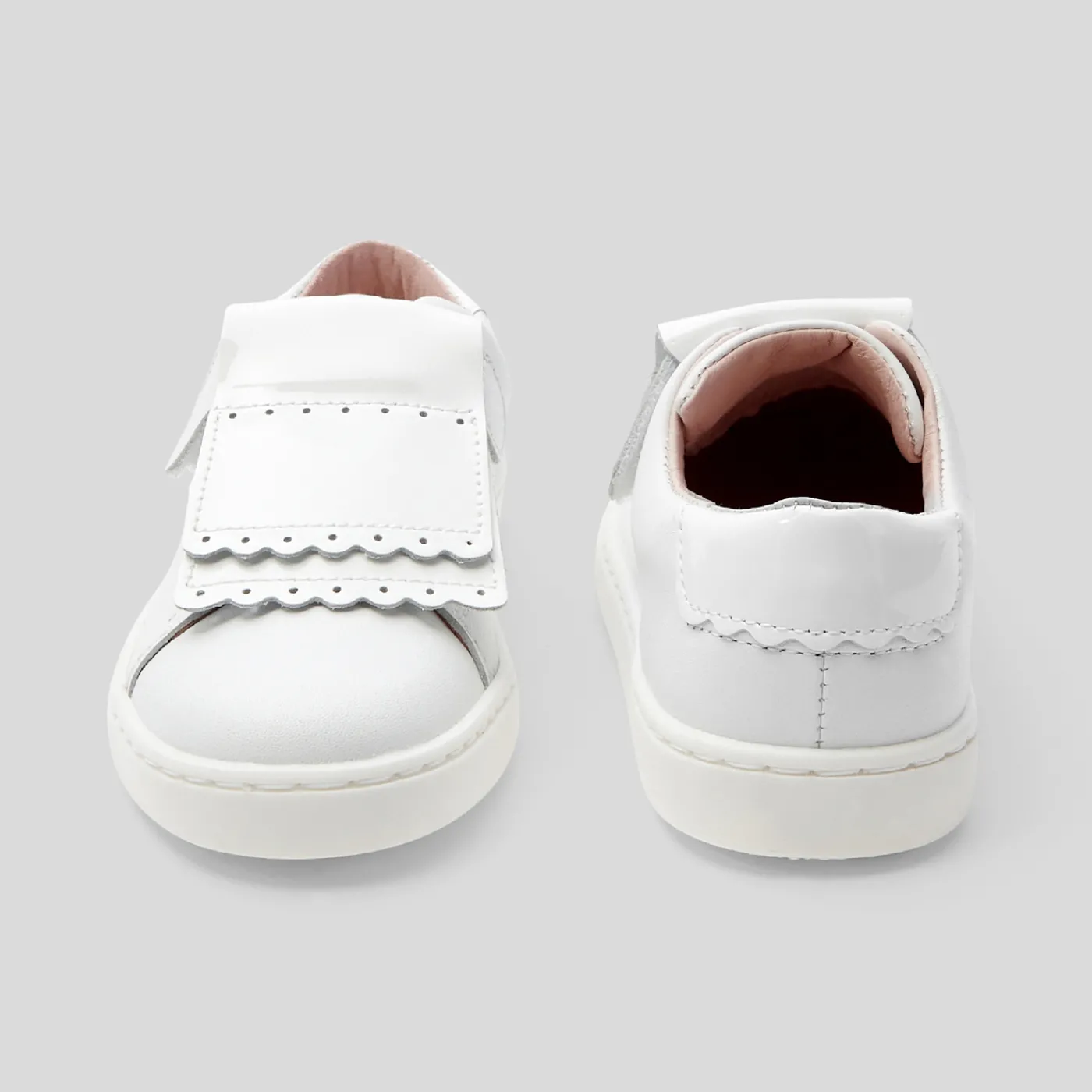 Sneakers-Jacadi Girl tennis shoes with removable tongue Jacadi White