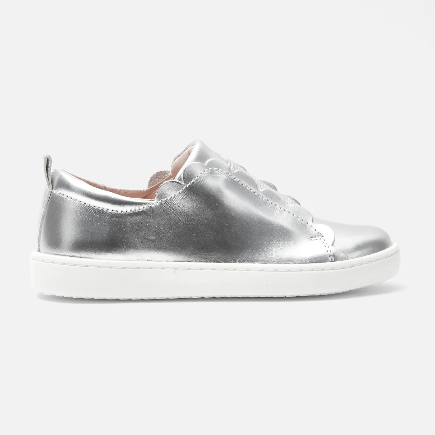 Sneakers-Jacadi Girl comfort tennis shoes Silver