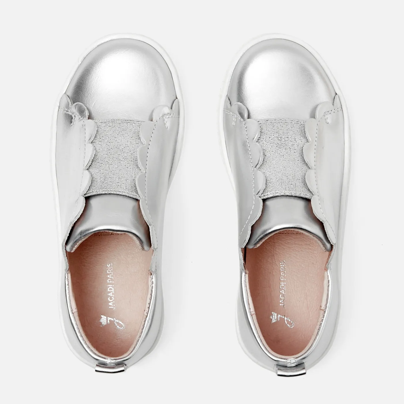 Sneakers-Jacadi Girl comfort tennis shoes Silver