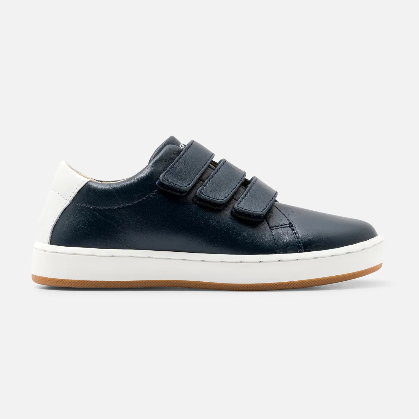 Sneakers-Jacadi Boy smooth leather tennis shoes Jacadi Navy