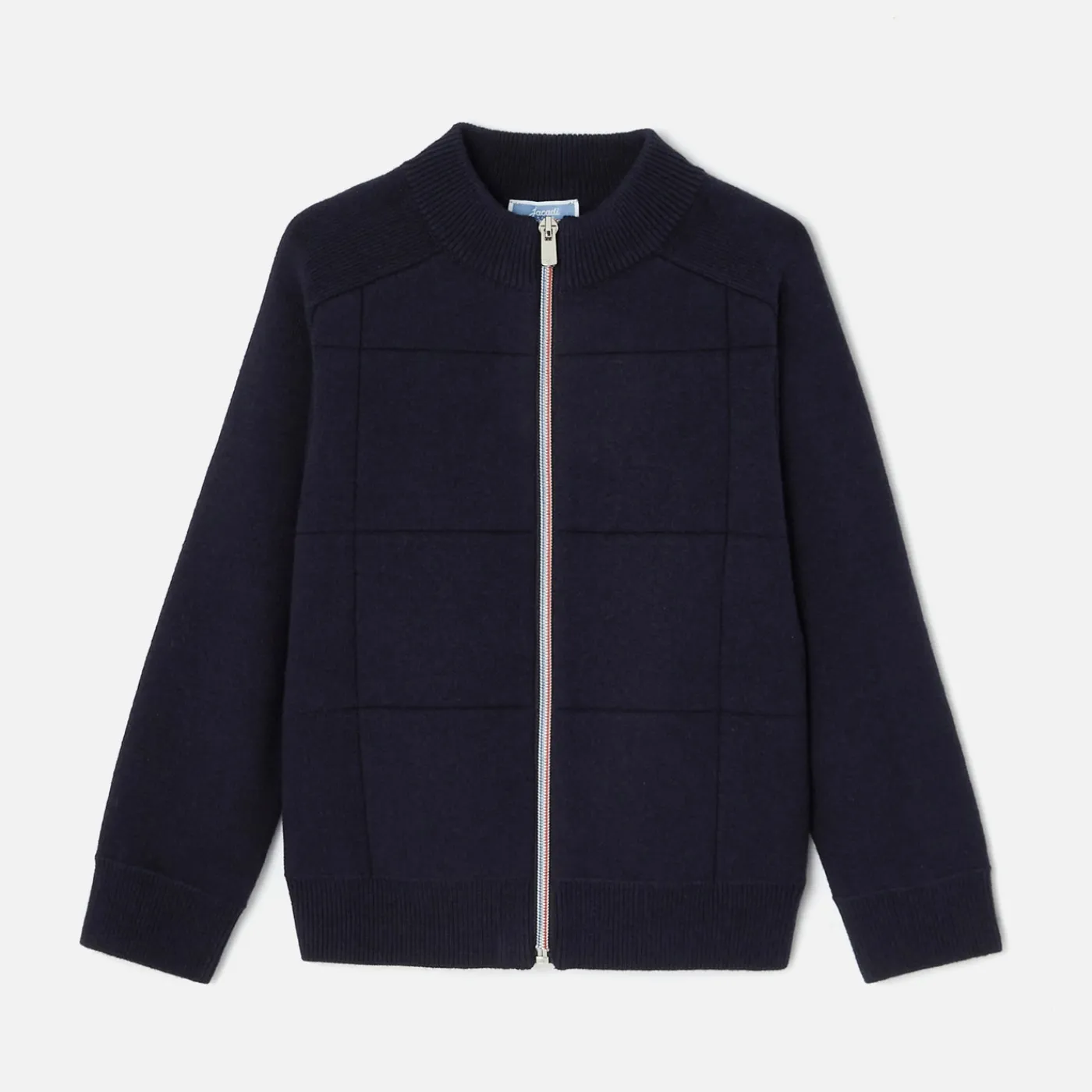 Sweaters, Sweatshirts And Cardigans-Jacadi Boy zipped vest Jacadi Navy