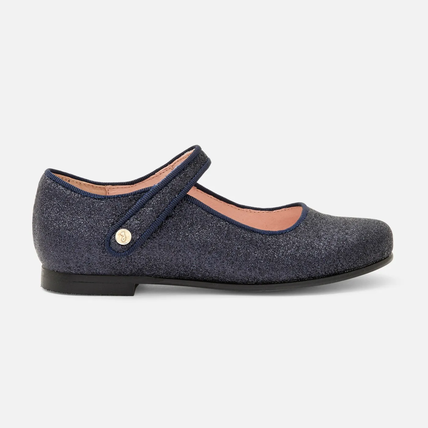 Mary Janes, T-Straps And Ballet Flats-Jacadi Girl glittery Mary Janes Jacadi Navy