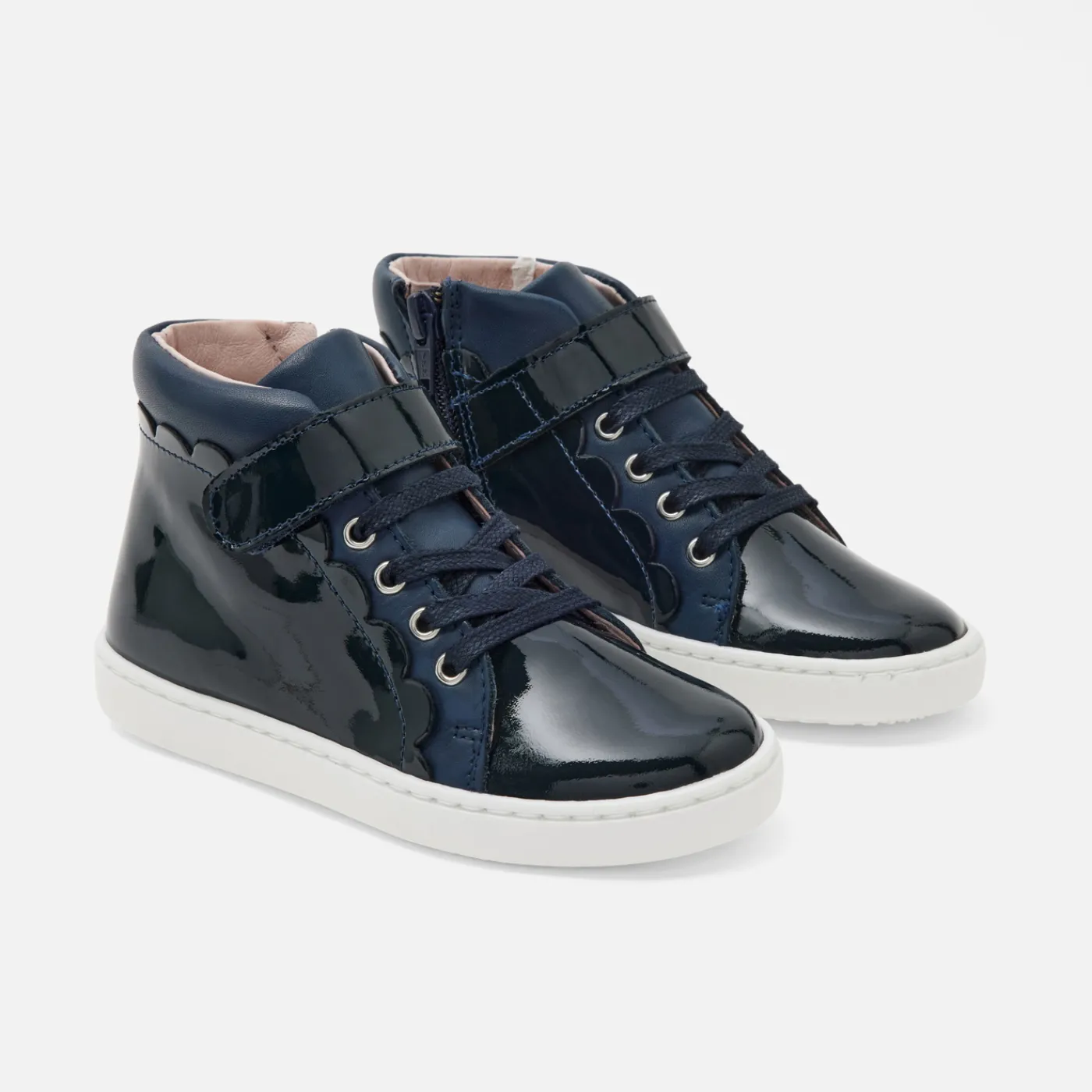 Sneakers-Jacadi Girl high top sneakers Jacadi Navy