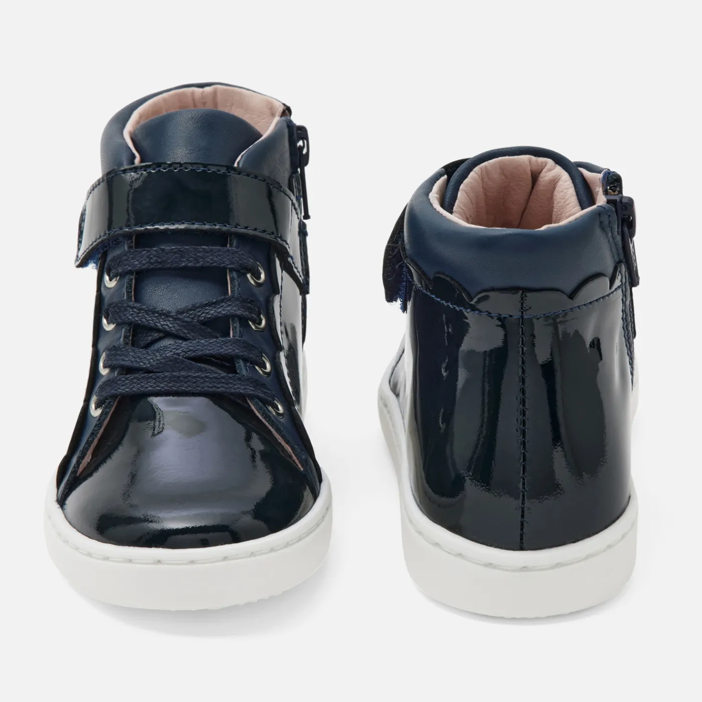 Sneakers-Jacadi Girl high top sneakers Jacadi Navy