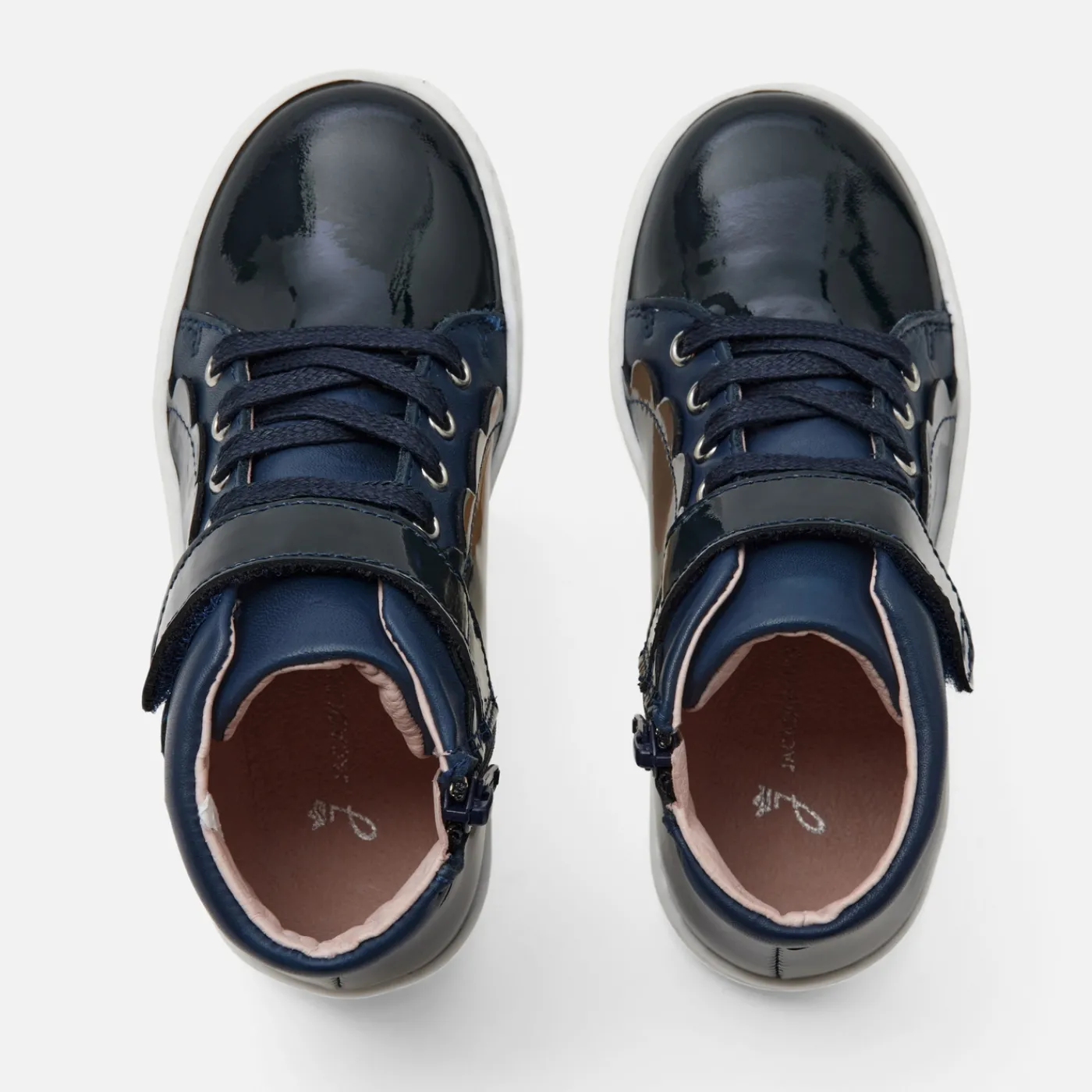 Sneakers-Jacadi Girl high top sneakers Jacadi Navy