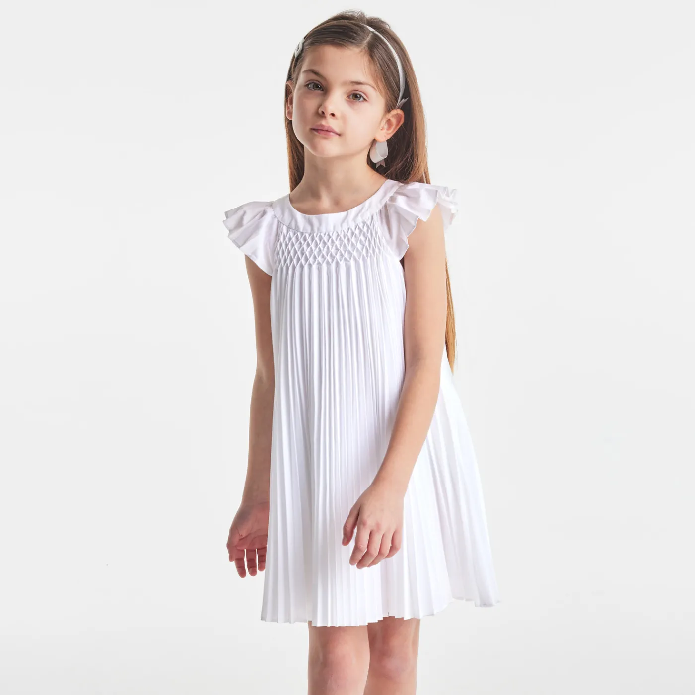 Dresses And Skirts-Jacadi Girl special occasion dress Jacadi White