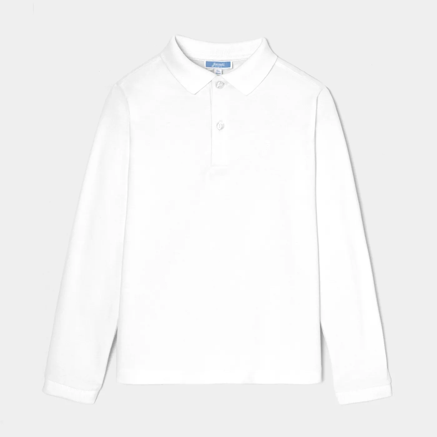 T-Shirts And Polo Shirts|T-Shirts, Polo Shirts-Jacadi Kid long-sleeved polo Jacadi White