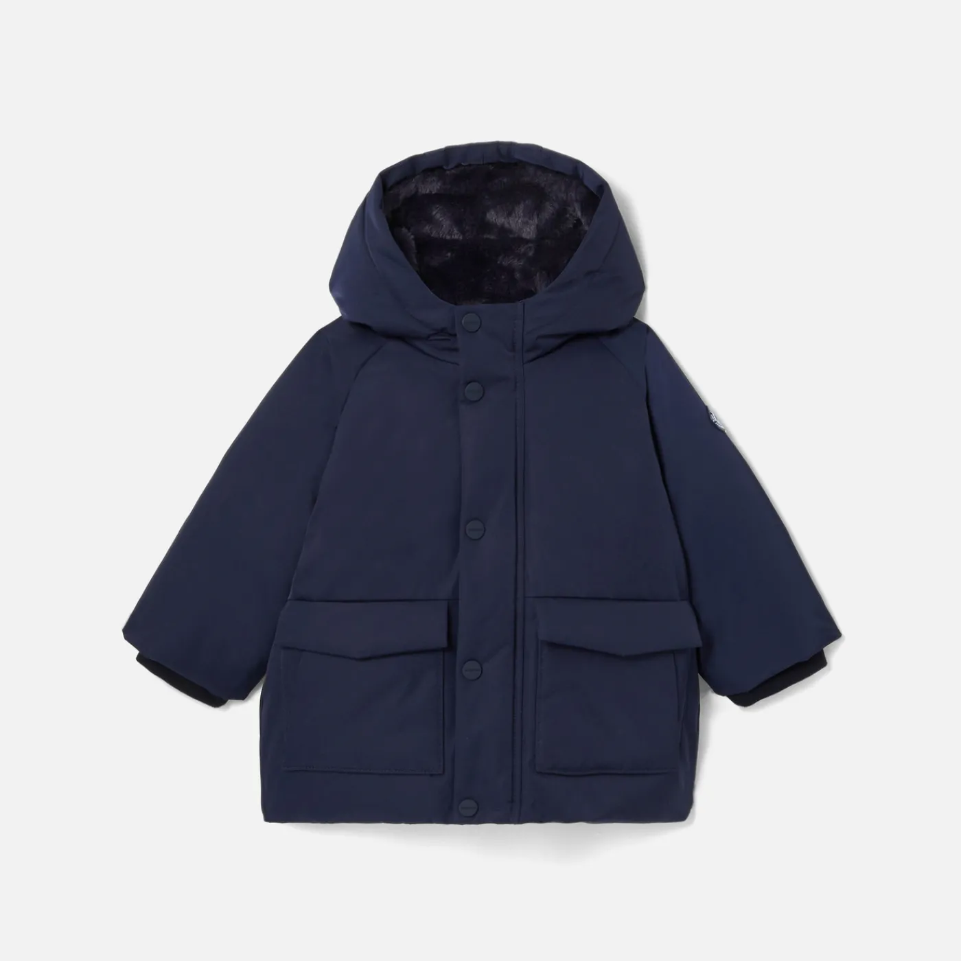 Coats And Outerwear|Toddler Coats & Puffer Jackets-Jacadi Baby boy nylon coat Jacadi Navy
