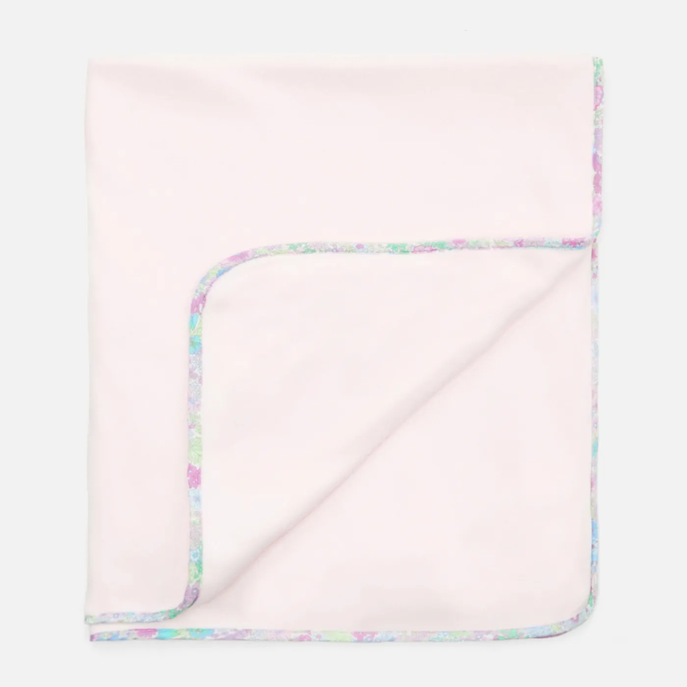 Sleeping Bags And Blankets|Sleeping Bags And Blankets-Jacadi Baby girl fleece and Liberty blanket Pink/Multicolour