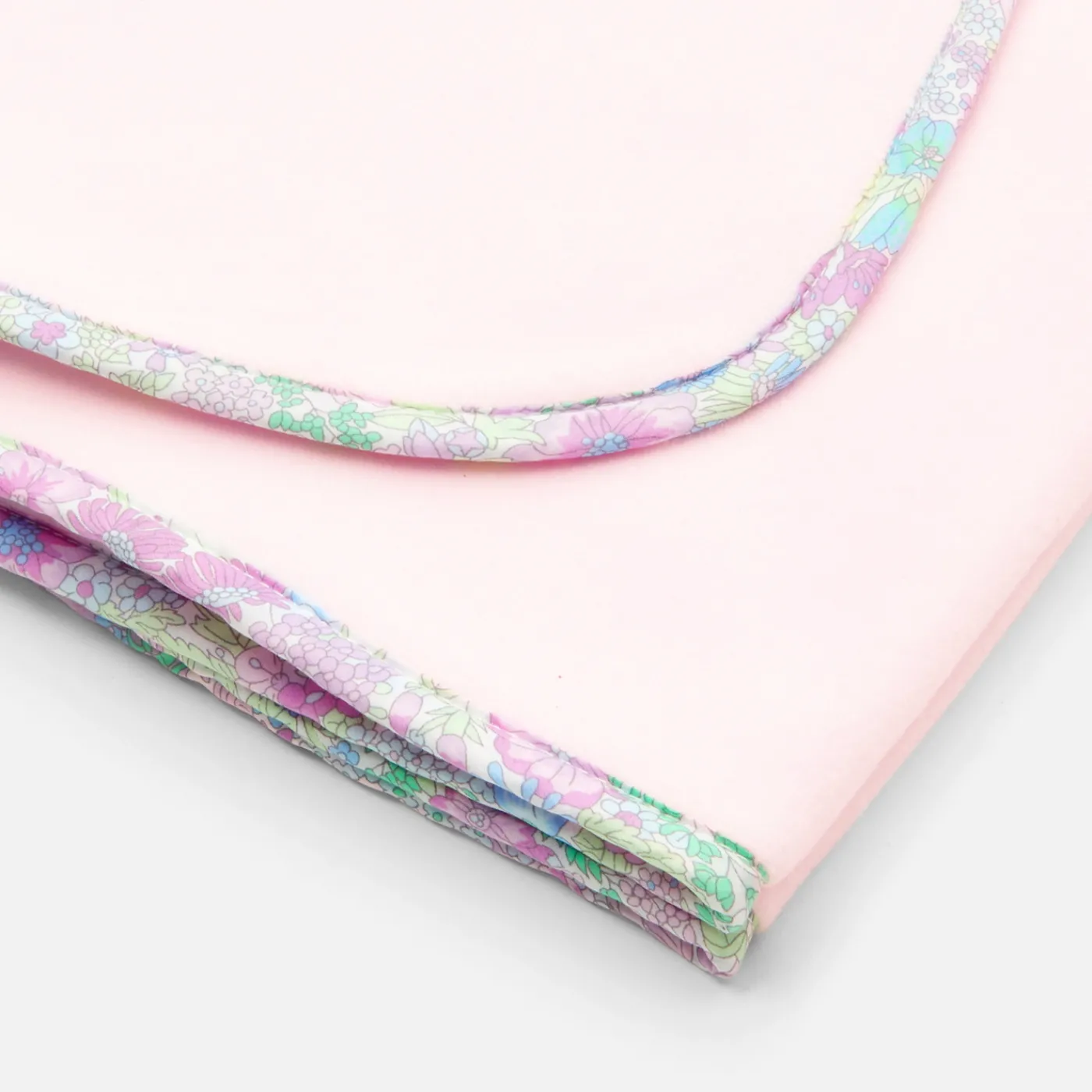 Sleeping Bags And Blankets|Sleeping Bags And Blankets-Jacadi Baby girl fleece and Liberty blanket Pink/Multicolour