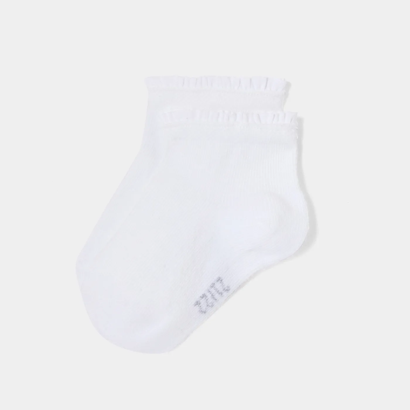 Tights, Socks And Booties|Accessories-Jacadi Baby girl ruffled socks Jacadi White