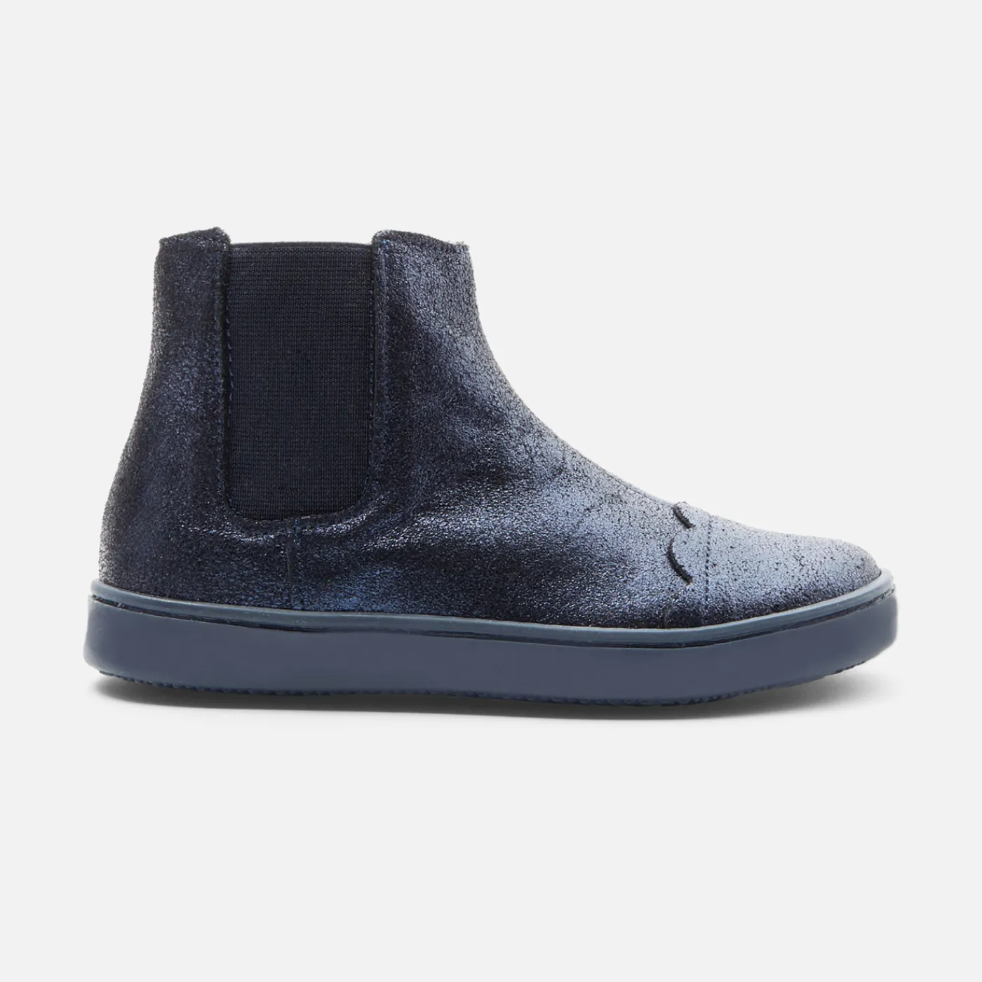 Ankle & Lined Boots-Jacadi Girl Chelsea boots Blue