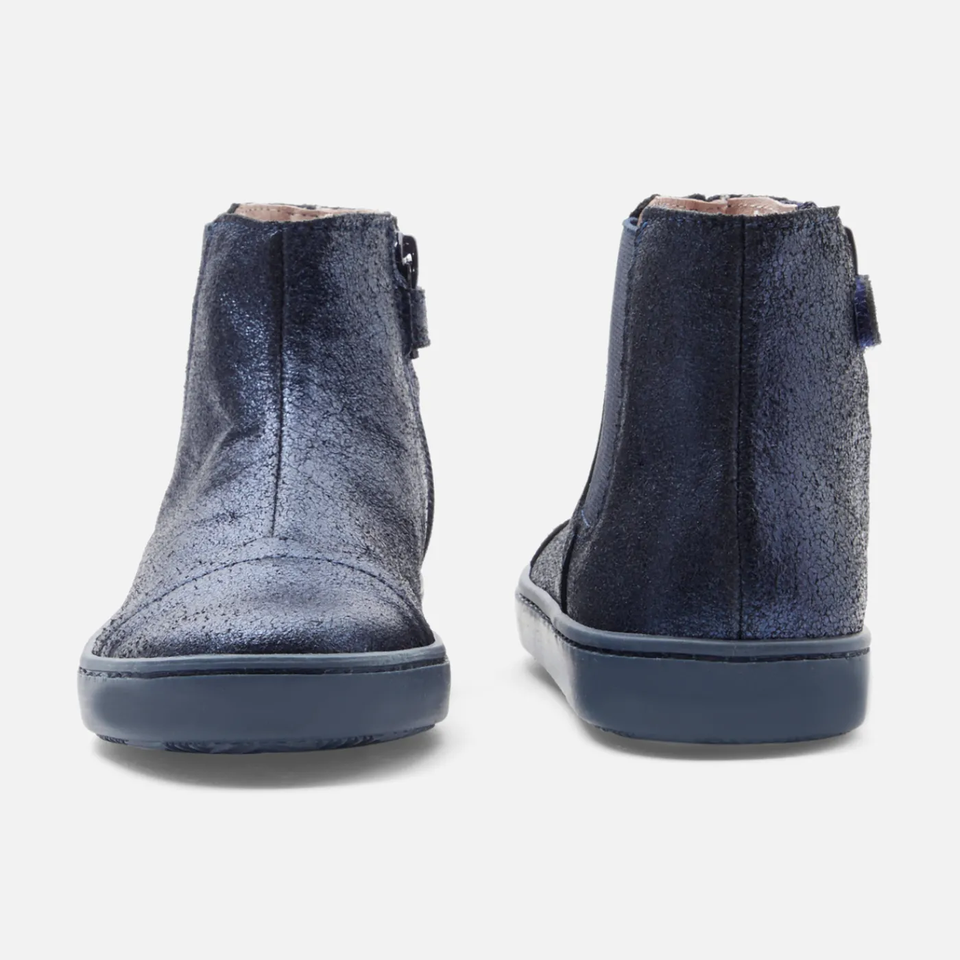 Ankle & Lined Boots-Jacadi Girl Chelsea boots Blue