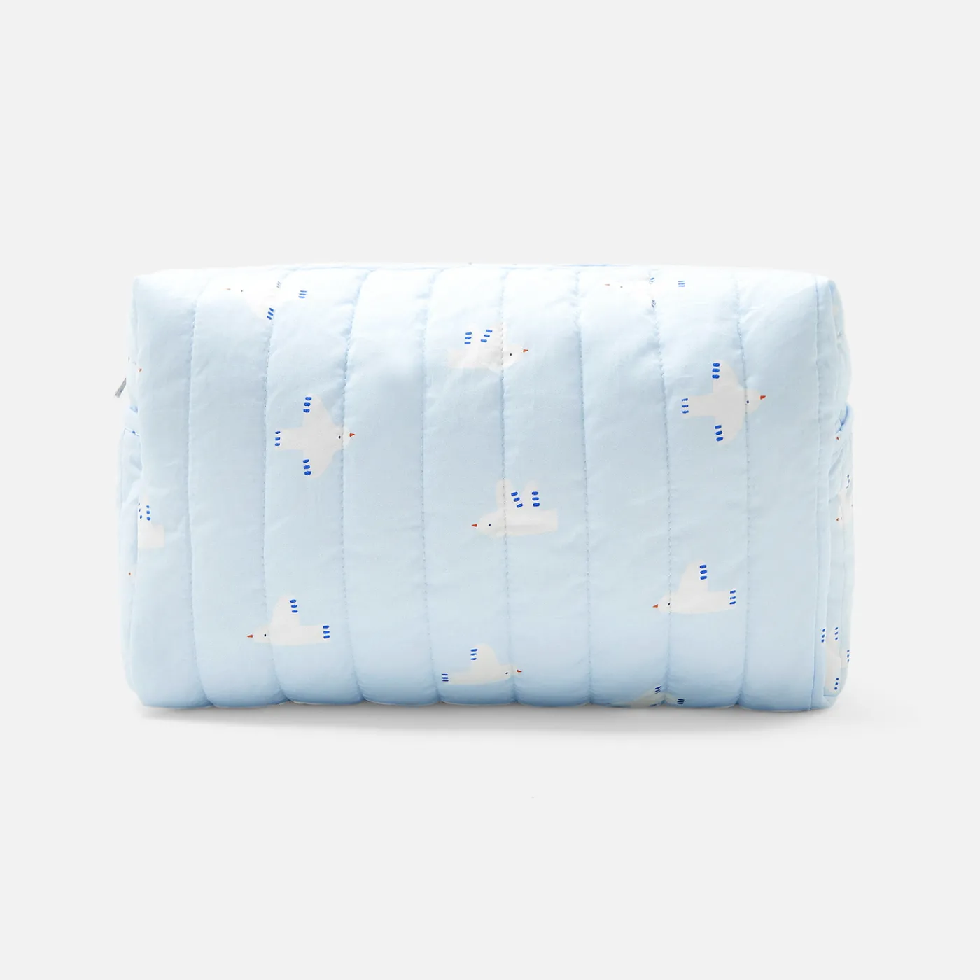 Bath Towels And Bath Capes|Diaper Bags And Toiletry Bags-Jacadi Padded toiletry bag White/Blue