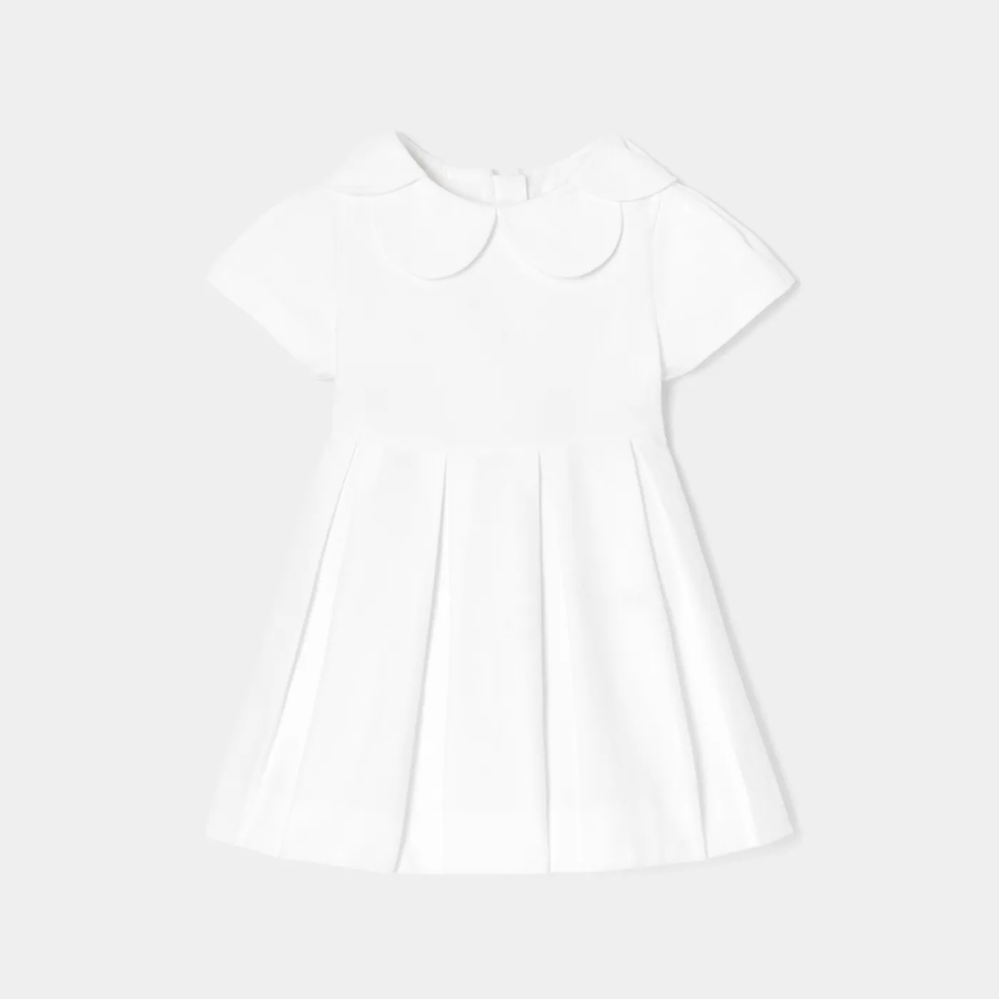 Dresses-Jacadi Baby girl sleeveless dress Jacadi White