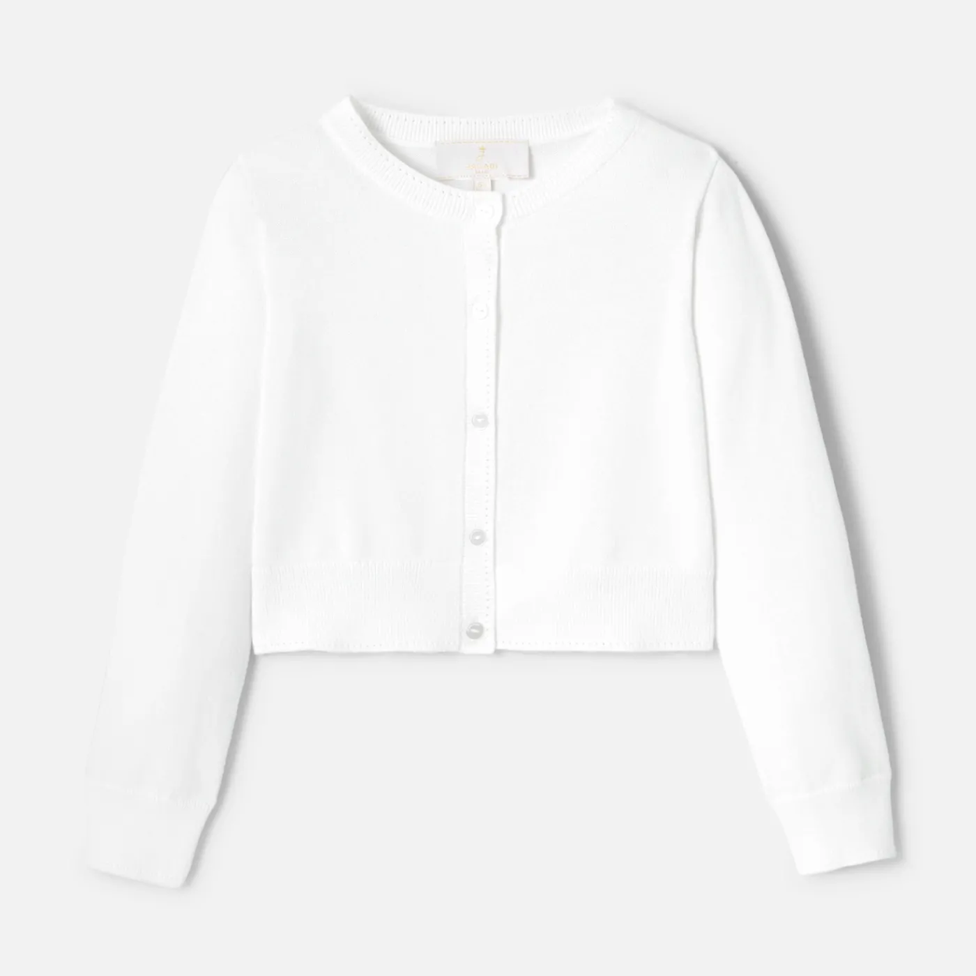 Cardigans, Sweaters And Sweatshirts-Jacadi Girl short cardigan Jacadi White