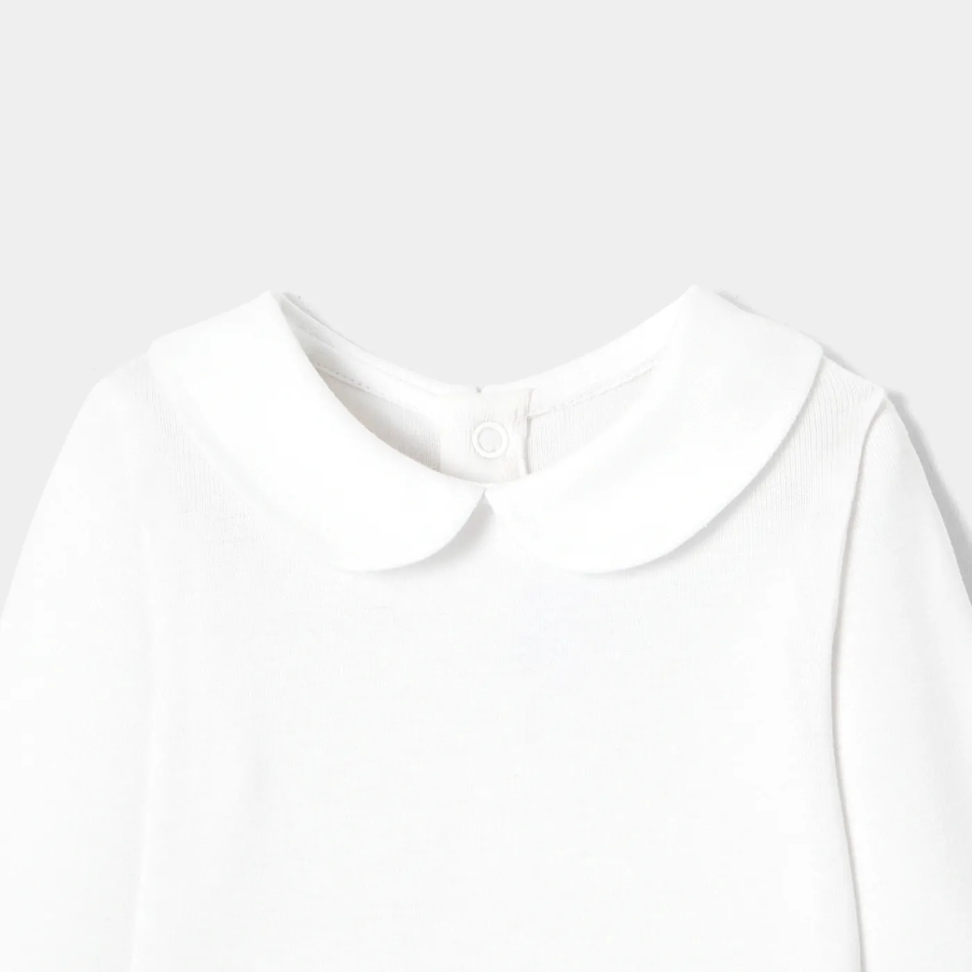 Bodysuits-Jacadi Baby girl long sleeves bodysuit Jacadi White