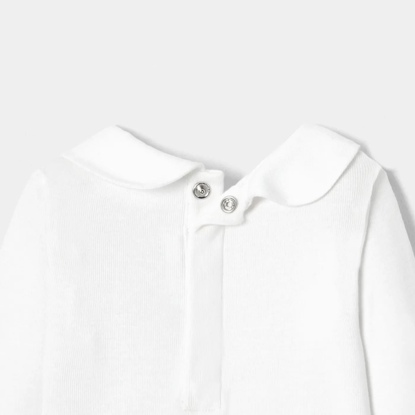 Bodysuits-Jacadi Baby girl long sleeves bodysuit Jacadi White