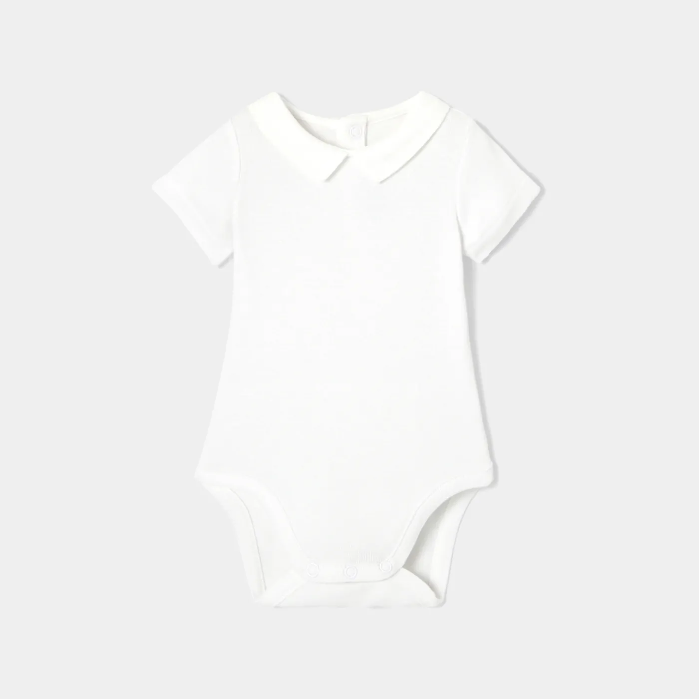 Bodysuits-Jacadi Baby boy short sleeves bodysuit Jacadi White