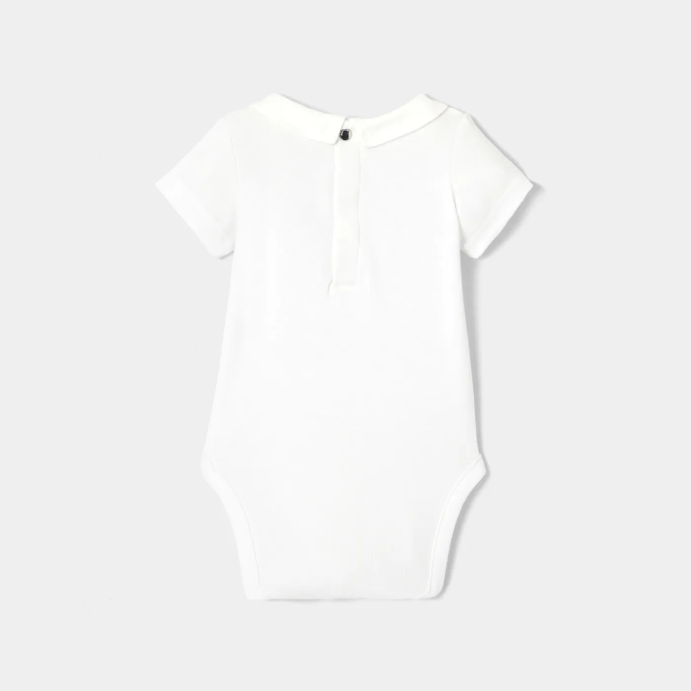 Bodysuits-Jacadi Baby boy short sleeves bodysuit Jacadi White