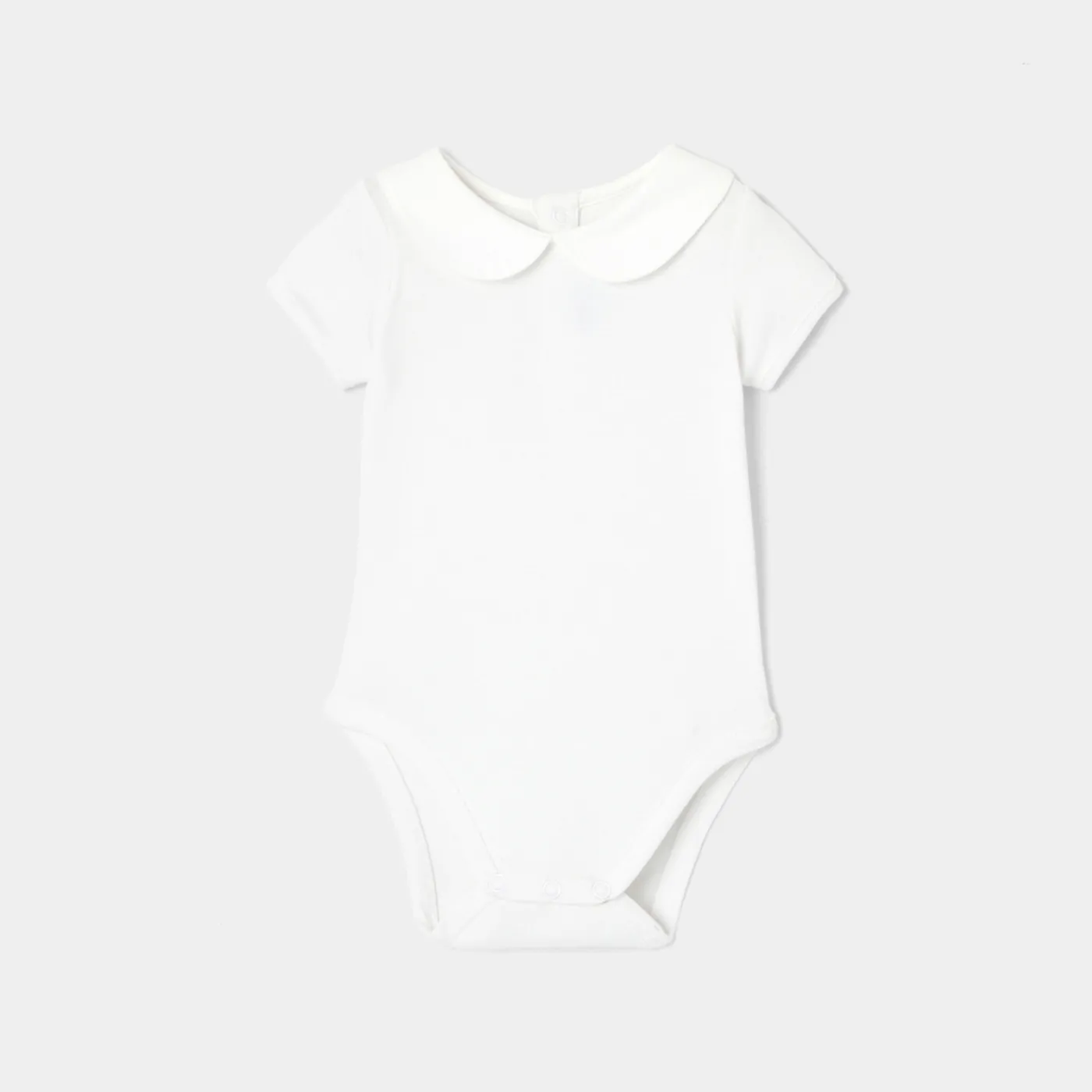 Bodysuits-Jacadi Baby girl short sleeves bodysuit Jacadi White