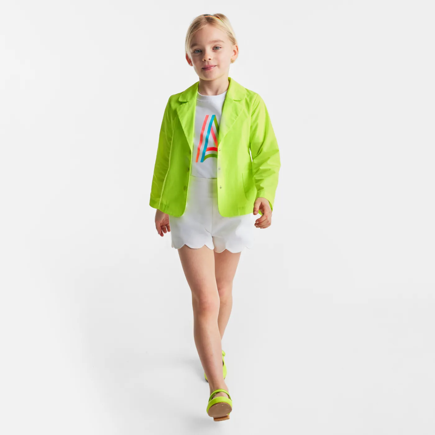 Coats And Outerwear|Girl Coats & Puffer Jackets-Jacadi Girl jacket in technical fabric Nepn green