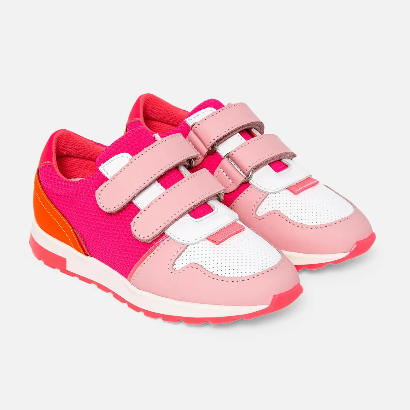 Sneakers-Jacadi Girl running sneakers Pink/Multicolour