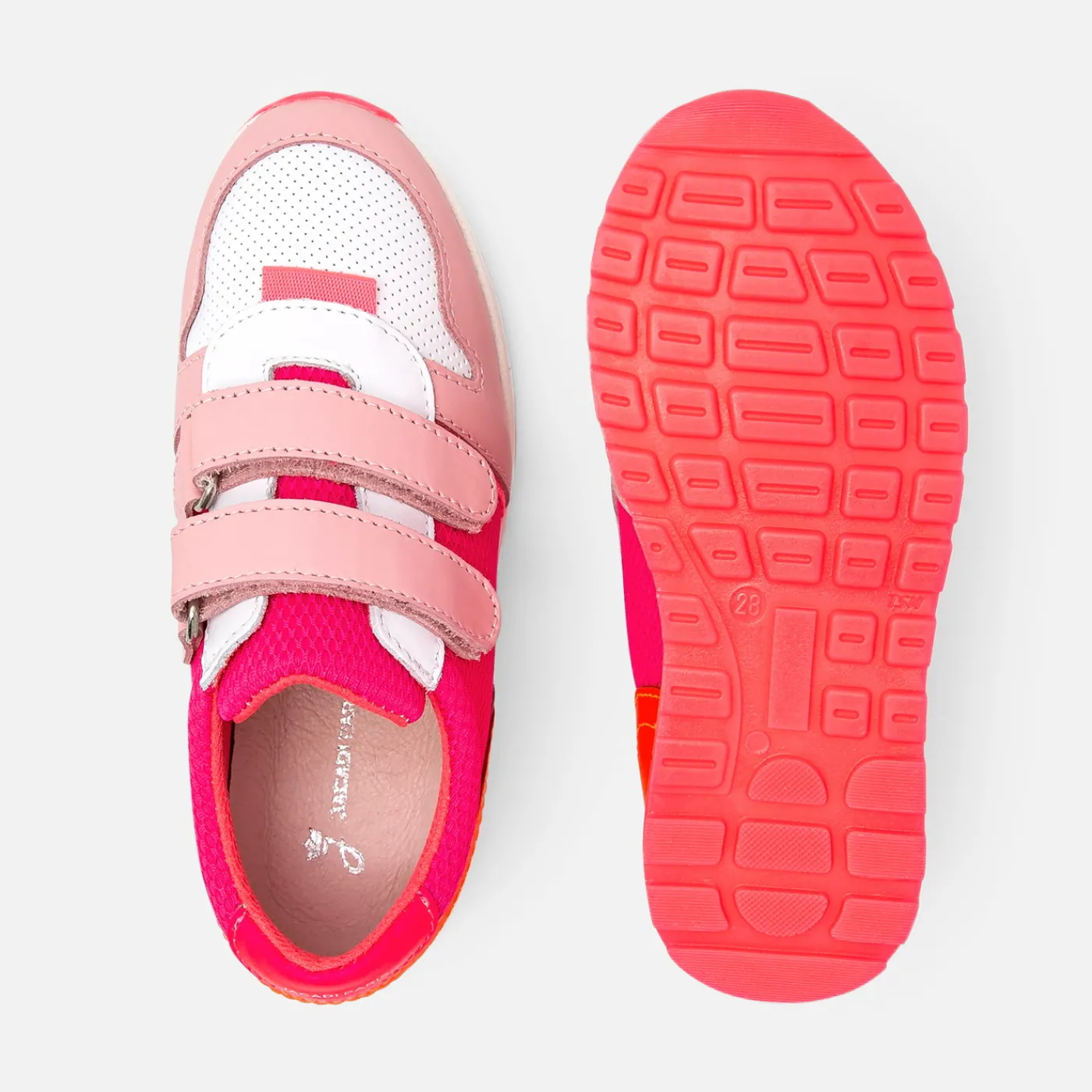 Sneakers-Jacadi Girl running sneakers Pink/Multicolour