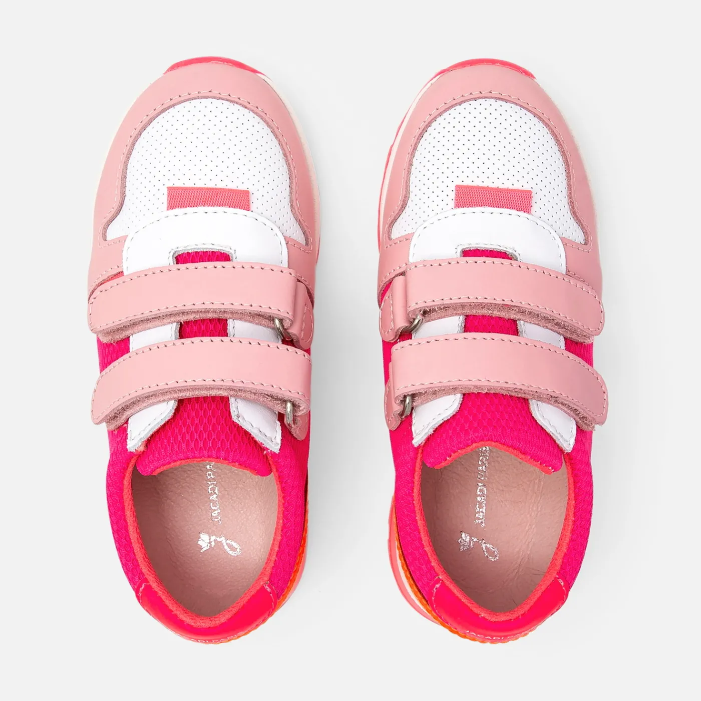Sneakers-Jacadi Girl running sneakers Pink/Multicolour