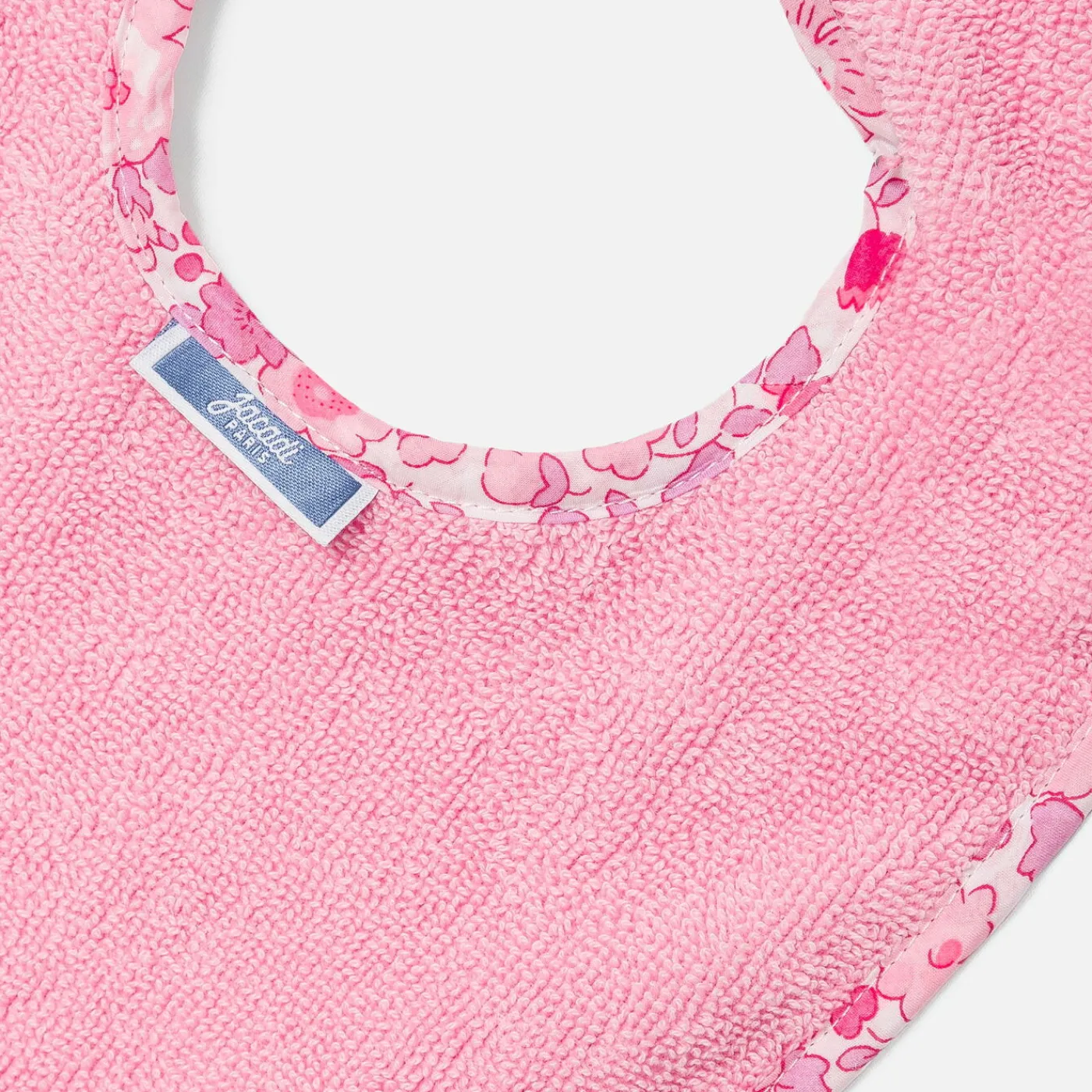 Bibs And Swaddling Cloths-Jacadi Set of 2 terry bibs Pink/Multicolour